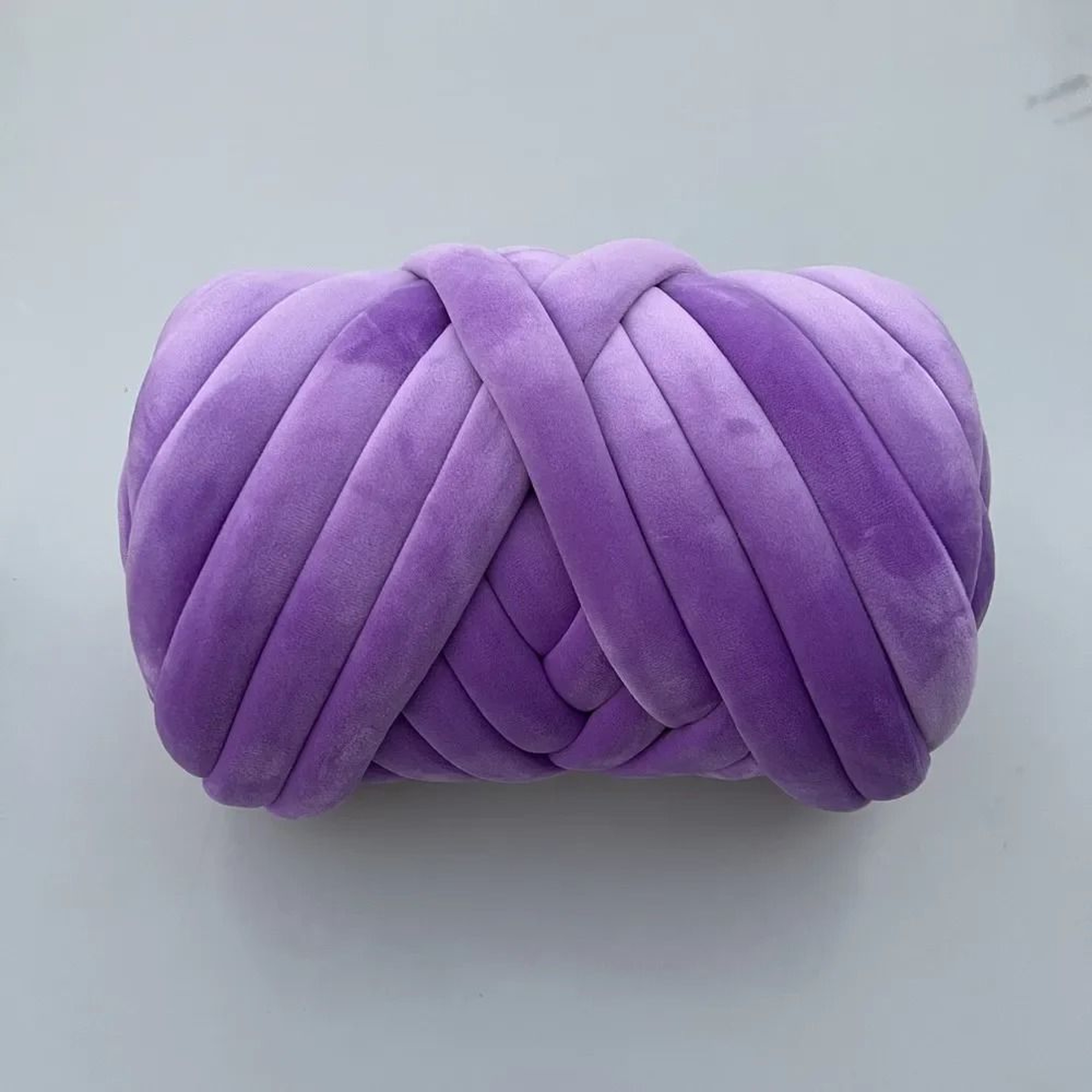 Ultra Soft Chunky Velvet Tube Yarn 250g Jumbo Tubular Yarn For Arm Knitting Crochet Blankets Pillow 17