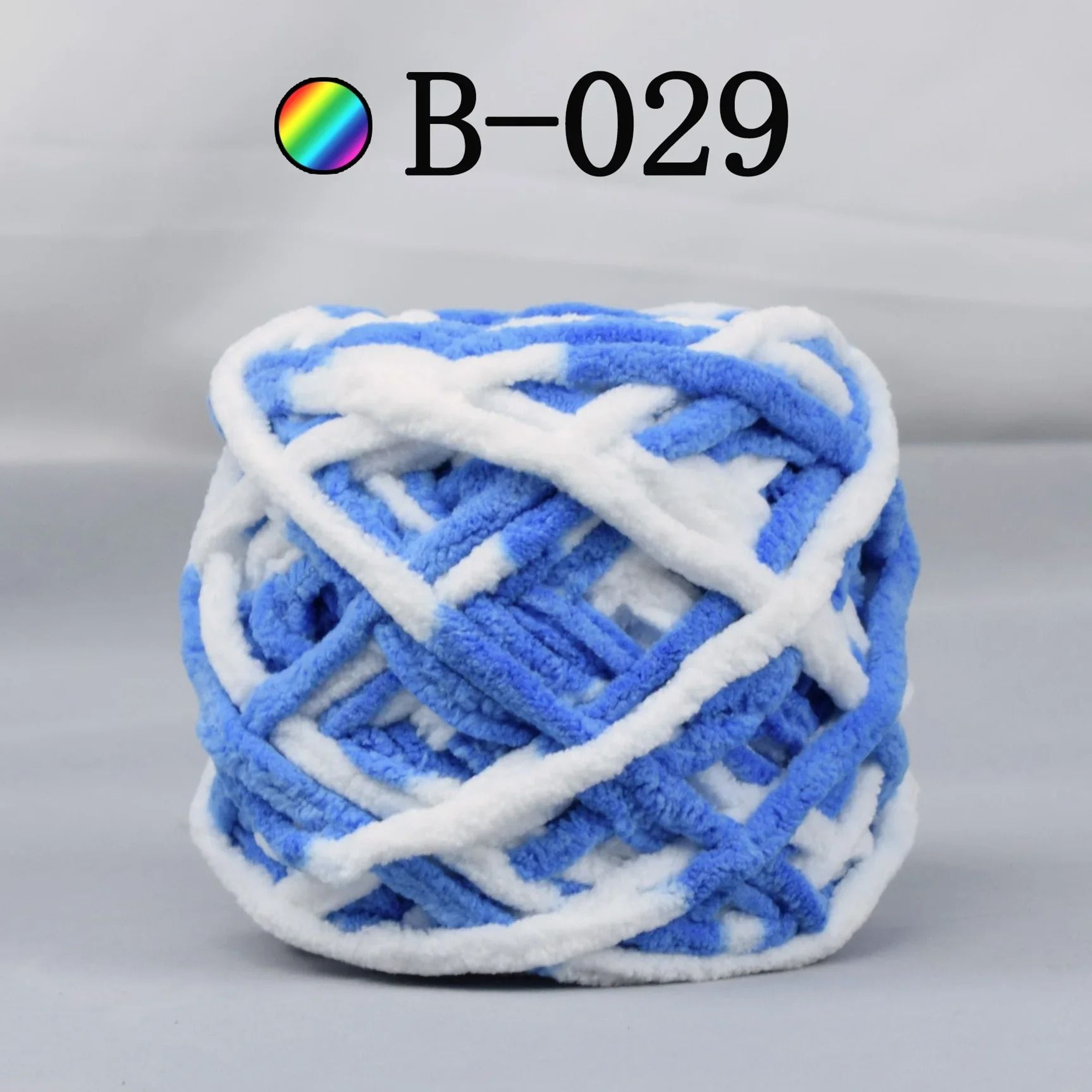 Super Soft Milk Cotton Chenille Yarn 100g Chunky Polyester Blend Yarn For Knitting Crochet Hats Sca 7