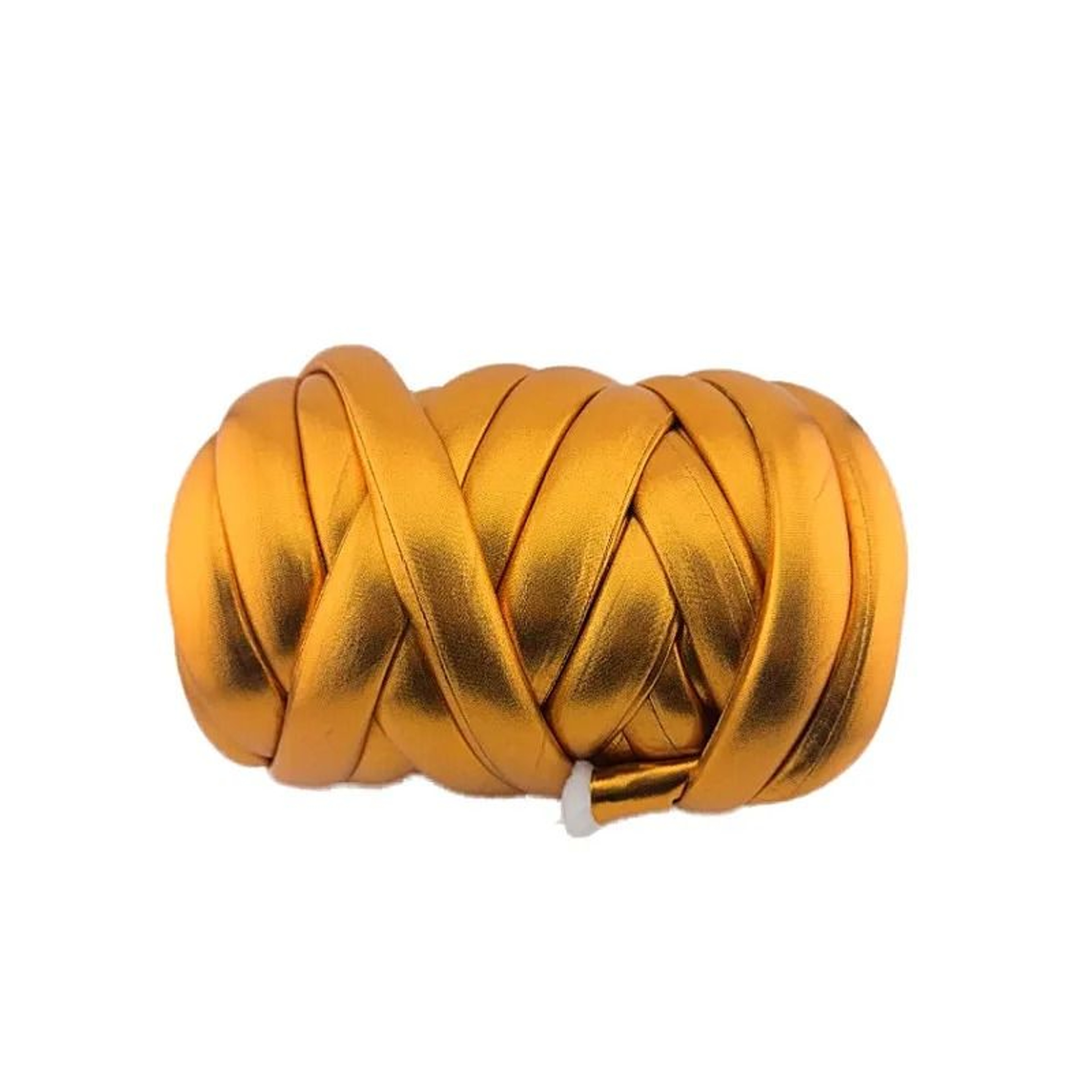 Luxury Metallic Chunky Tube Yarn 500g Super Bulky Faux Leather Yarn For Arm Knitting Baskets Blanke 5
