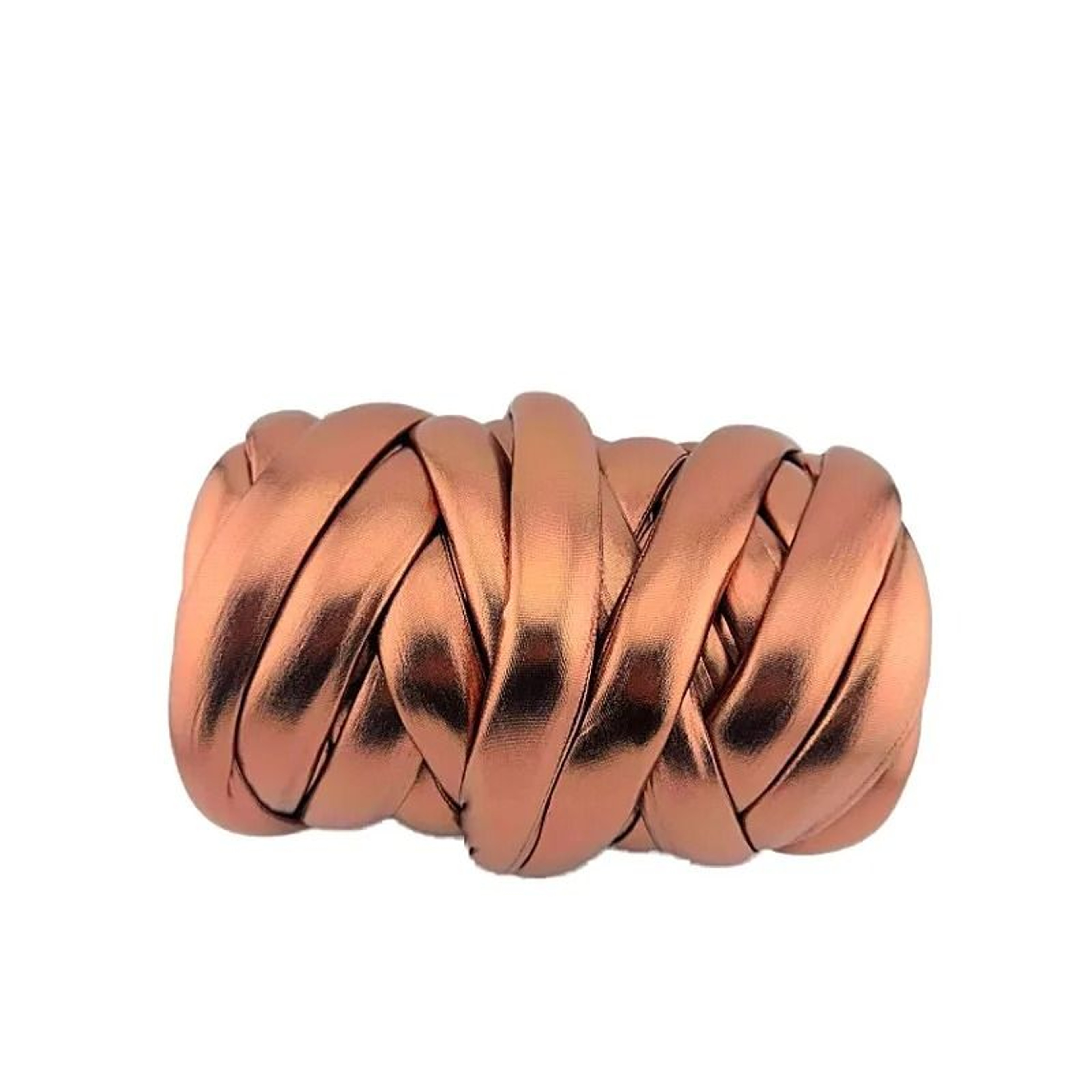 Luxury Metallic Chunky Tube Yarn 500g Super Bulky Faux Leather Yarn For Arm Knitting Baskets Blanke 16