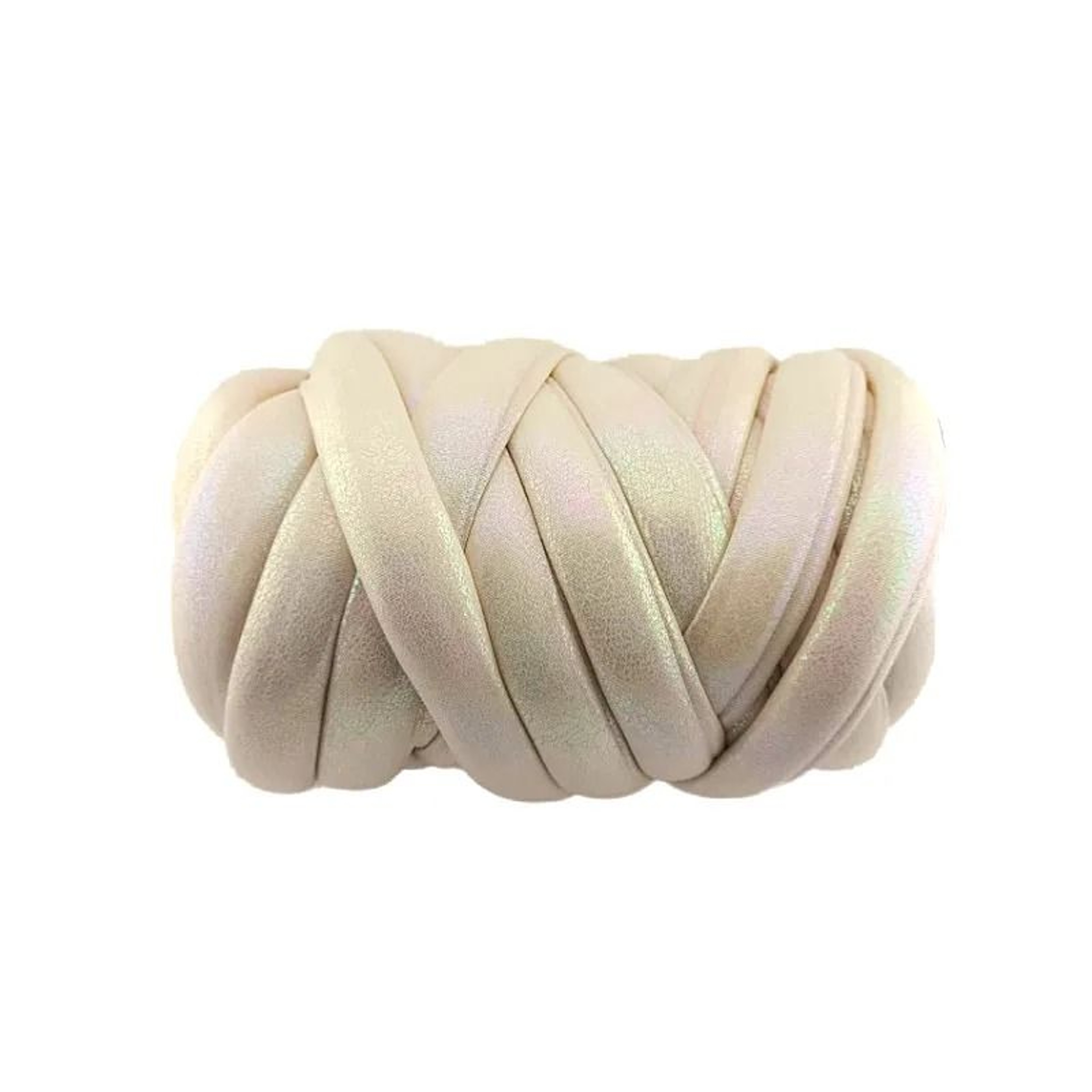 Luxury Metallic Chunky Tube Yarn 500g Super Bulky Faux Leather Yarn For Arm Knitting Baskets Blanke 17