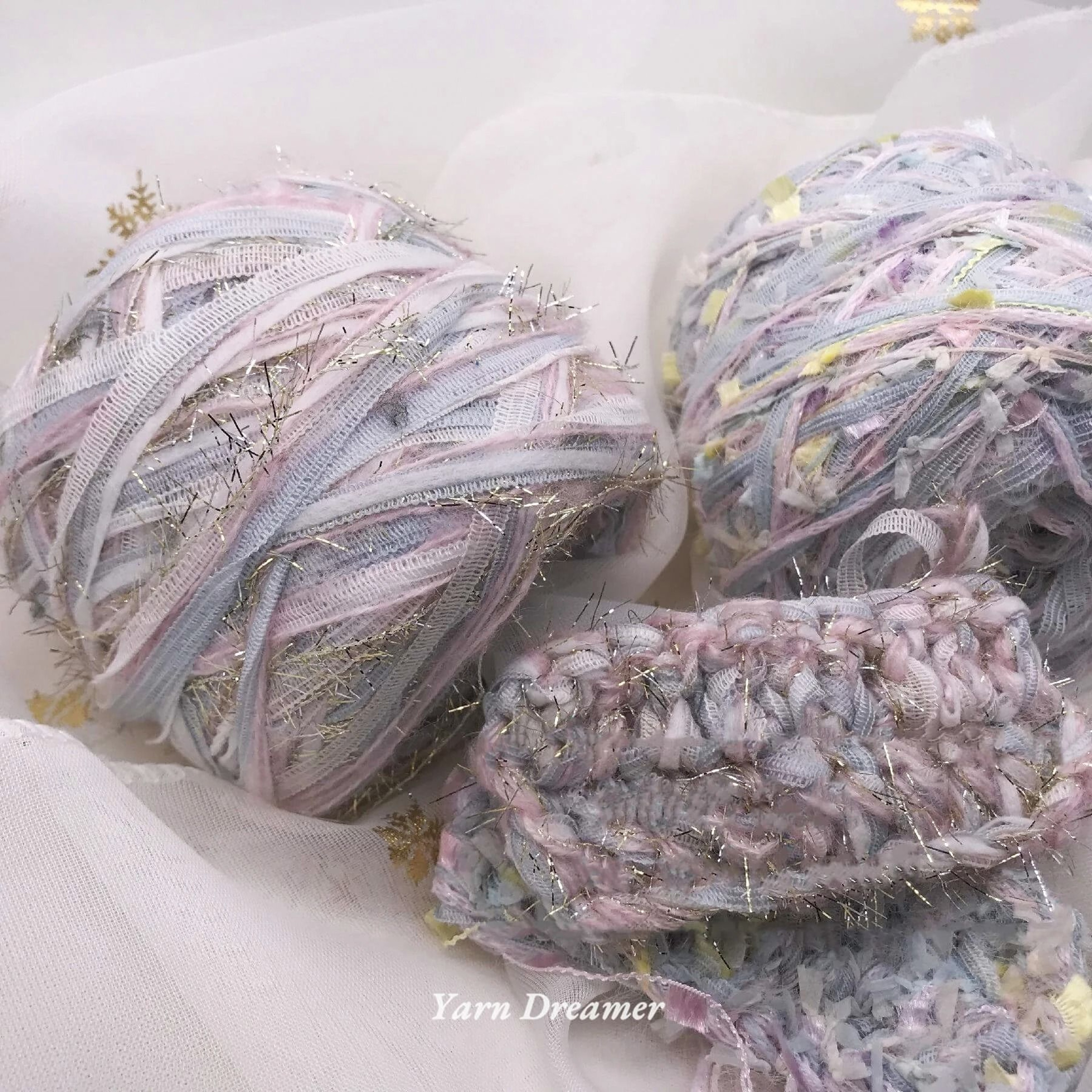 022 Lb Fancy Glitter Yarn Sparkle Chunky Crochet Knitting Yarn For Hyuna Bags DIY Crafts And Access 1