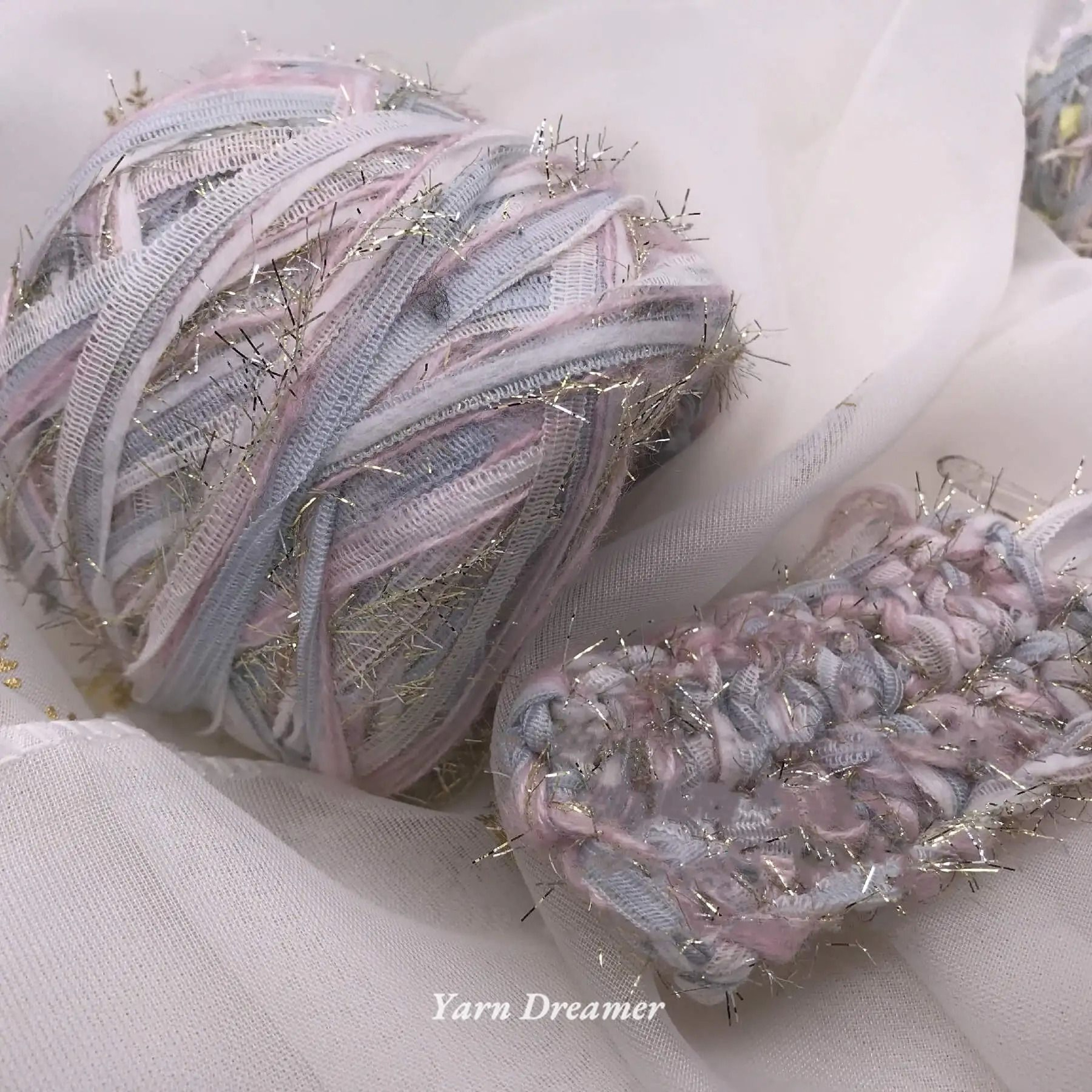 022 Lb Fancy Glitter Yarn Sparkle Chunky Crochet Knitting Yarn For Hyuna Bags DIY Crafts And Access 2