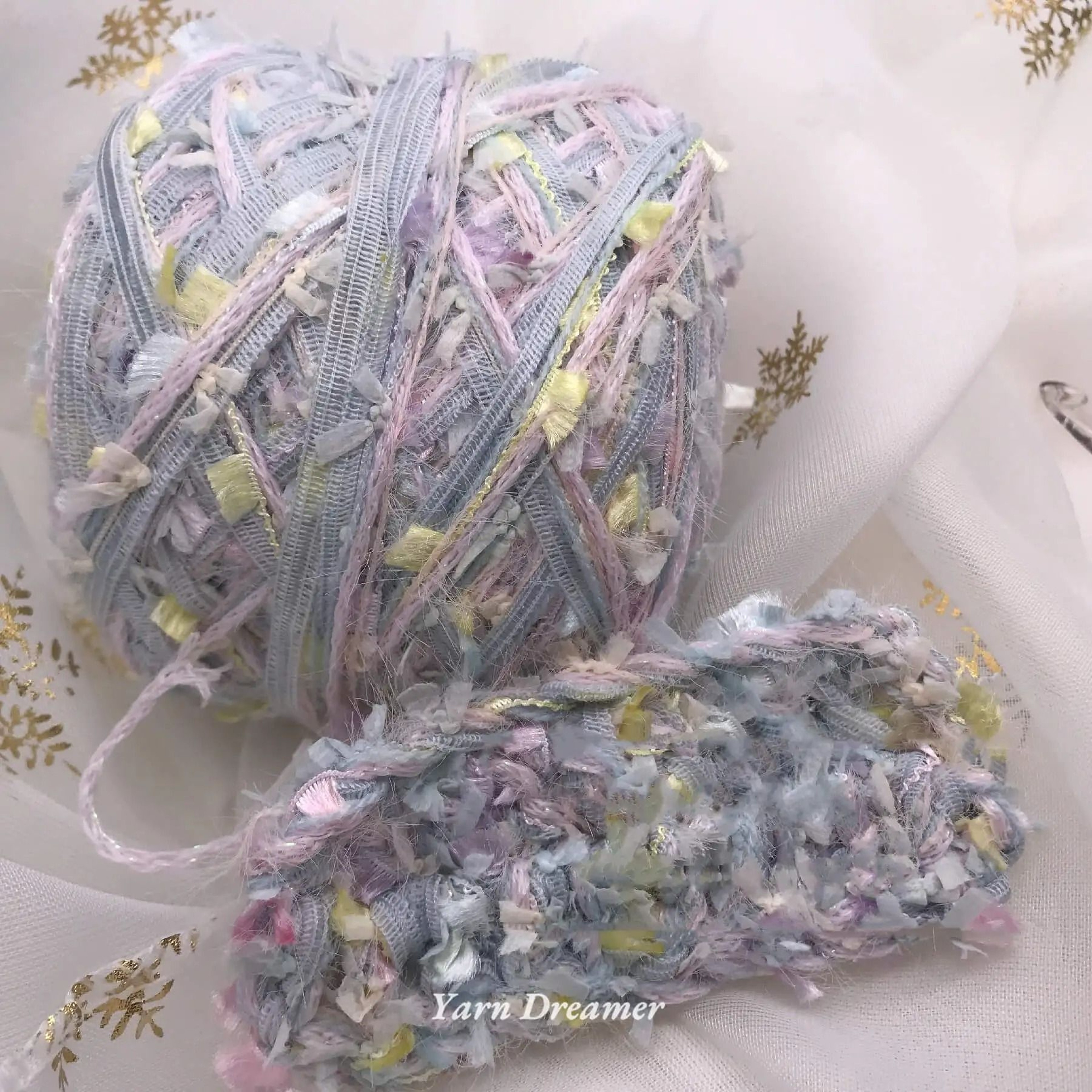 022 Lb Fancy Glitter Yarn Sparkle Chunky Crochet Knitting Yarn For Hyuna Bags DIY Crafts And Access 4