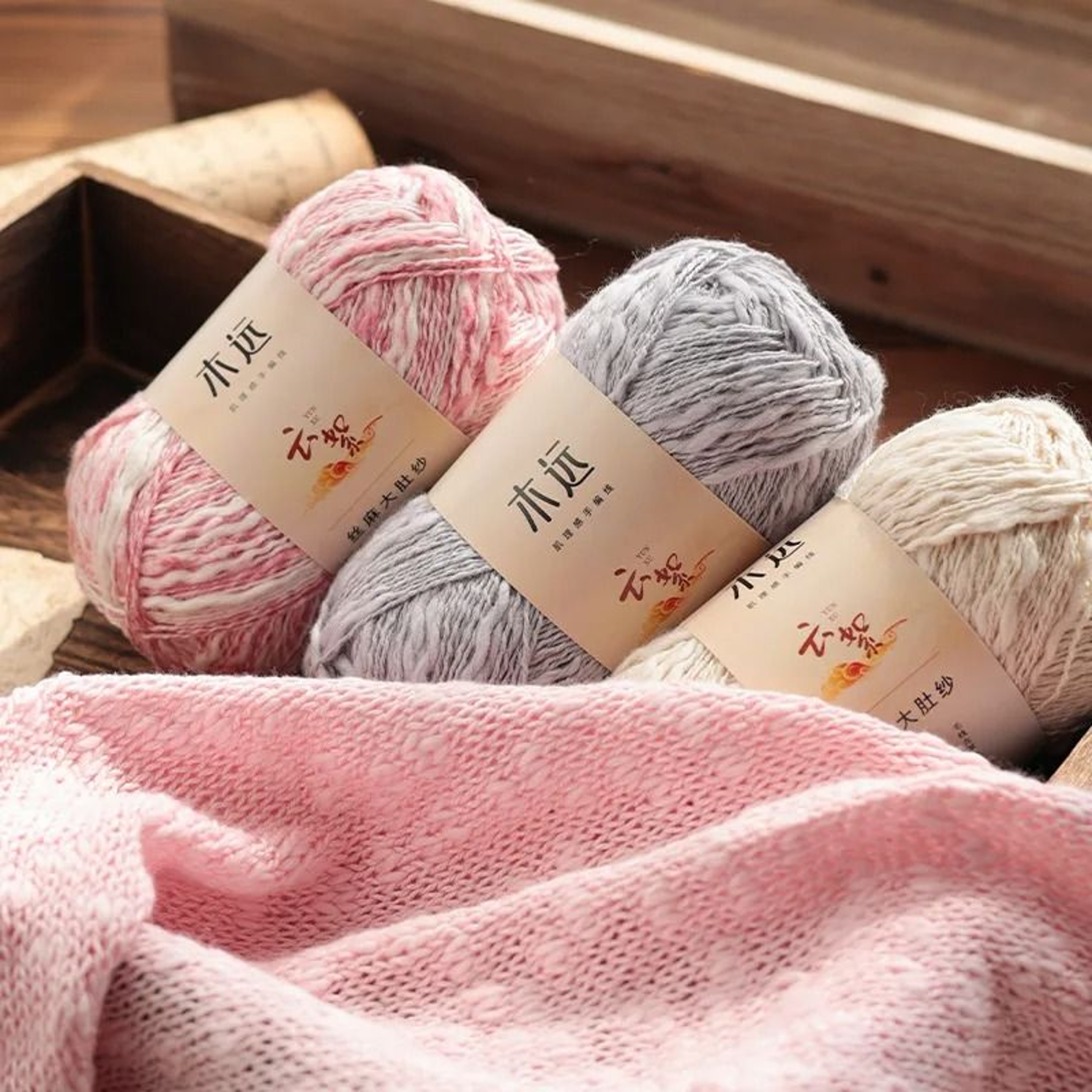 011 Lb Tencel Linen Yarn Soft Breathable Summer Crochet Knitting Yarn For Tops Shawls And DIY Craft 3