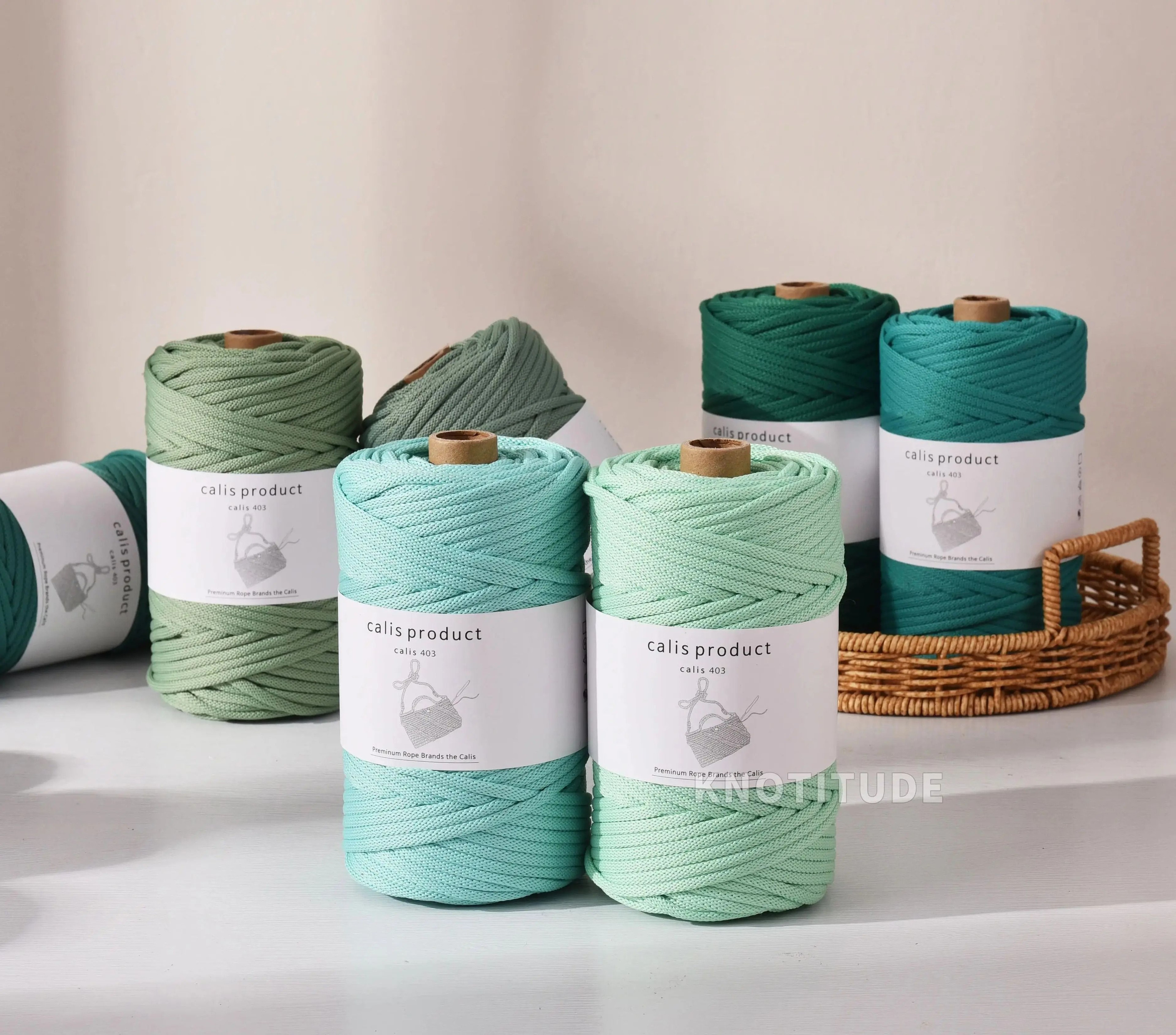 4 Mm Flat Polyester Tube Yarn 80 Yd Elastic Chunky Knitting Yarn For Bags Rugs And DIY Crafts 1