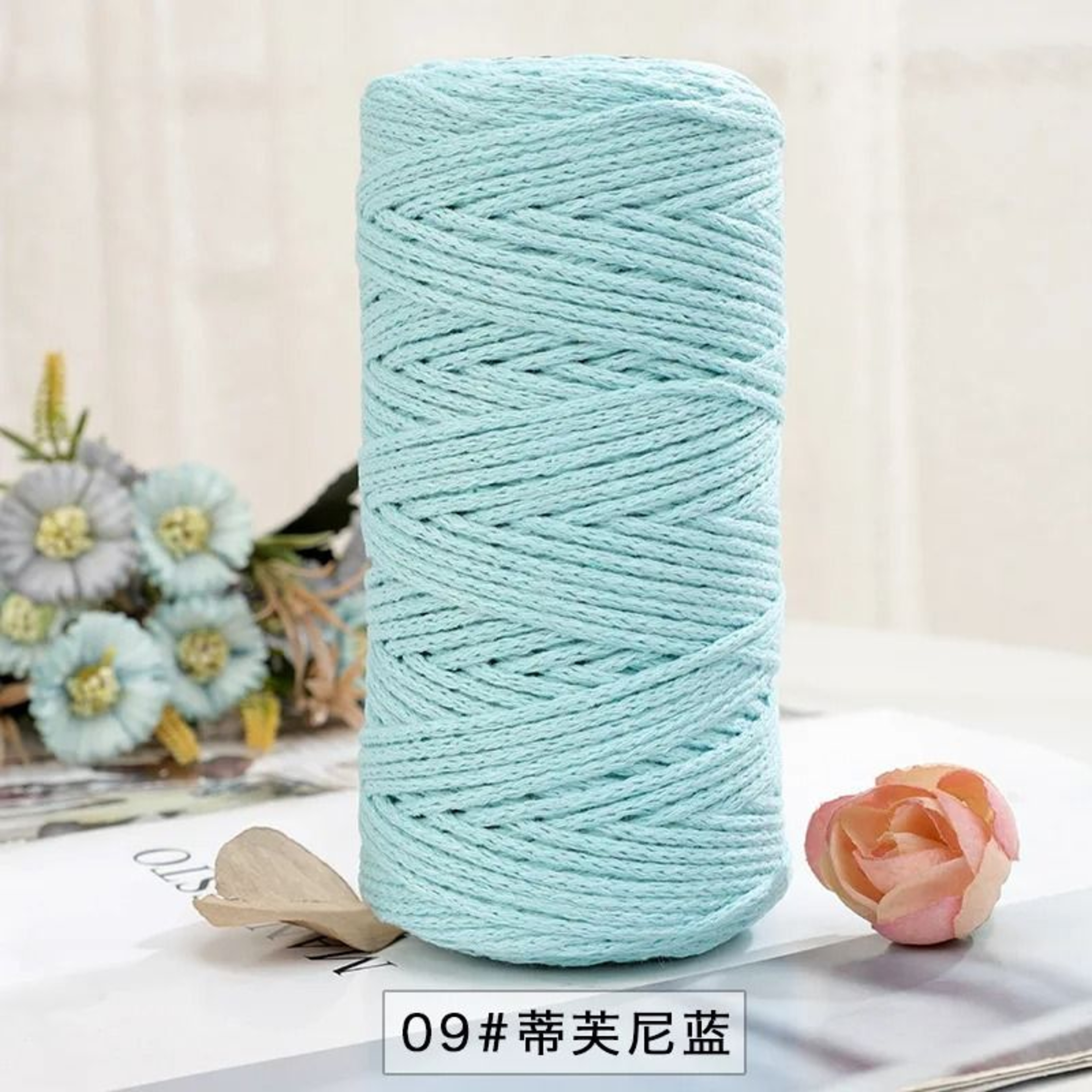 150m 2mm Cotton Macrame Cord Yarn For Crochet Knitting Bags  DIY Crafts 15