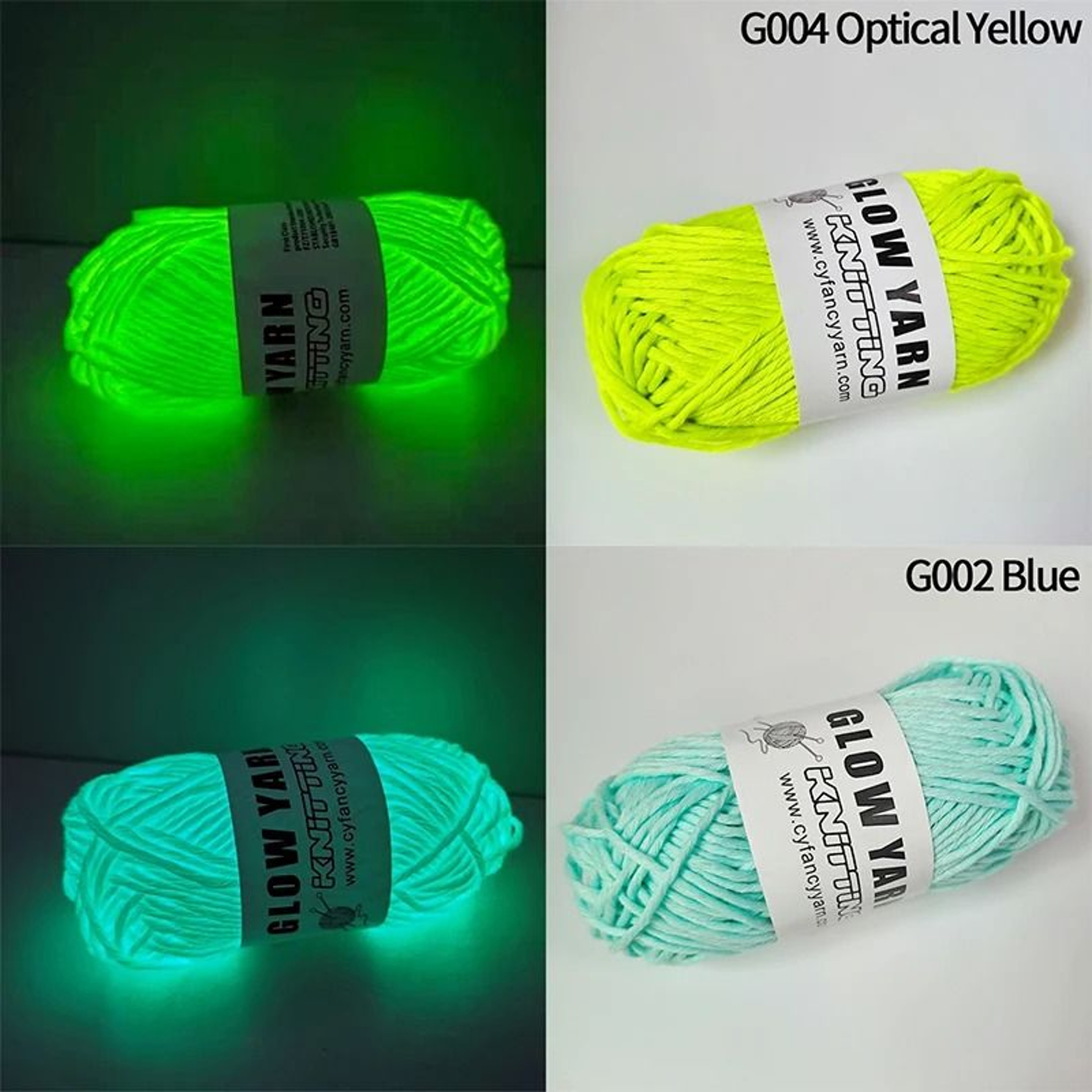 Glow In The Dark 2mm Luminous Polyester Yarn For Crochet Knitting  DIY Crafts 2