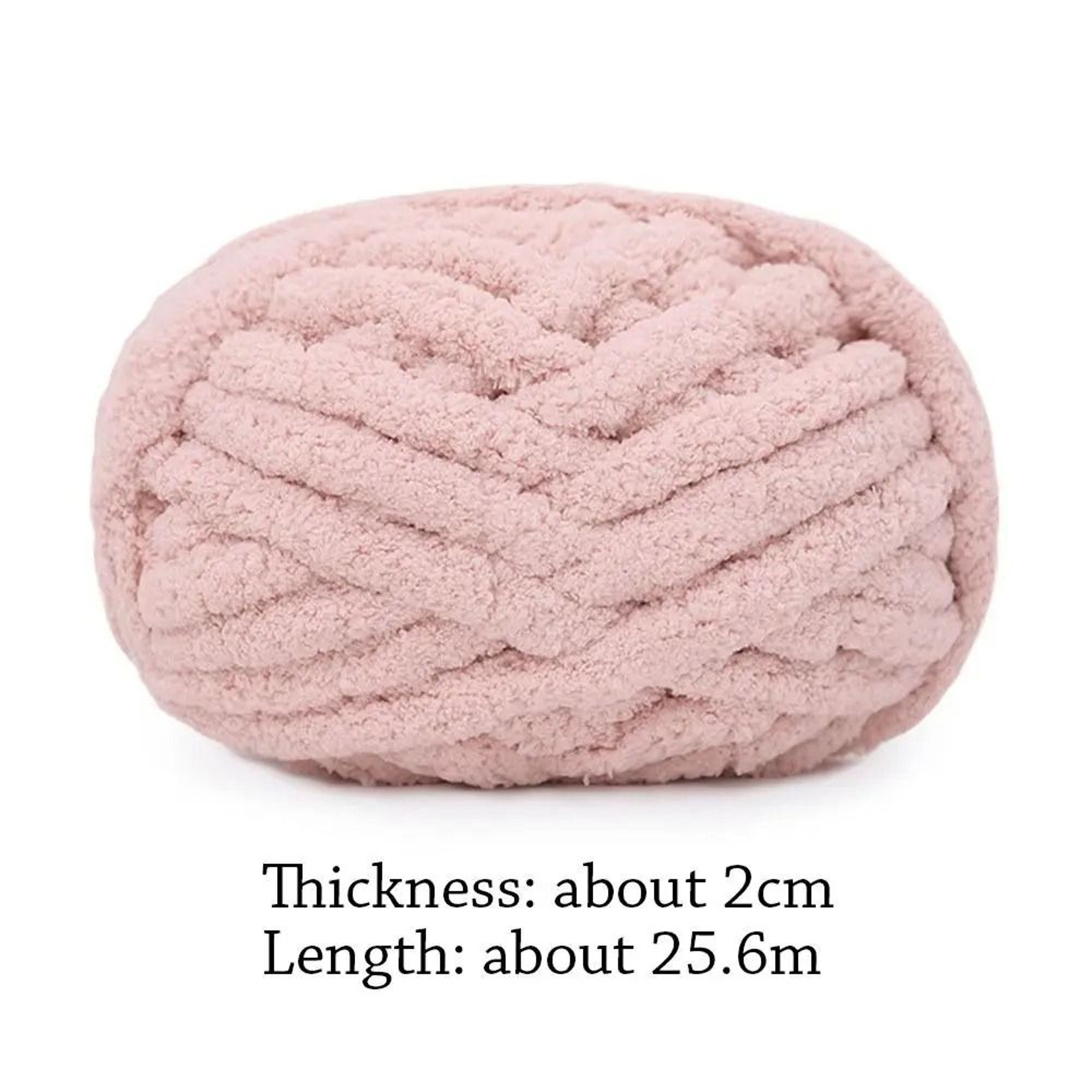 226g Super Bulky Velvet Chunky Yarn For Blankets Baskets  DIY Knitting Crafts 5