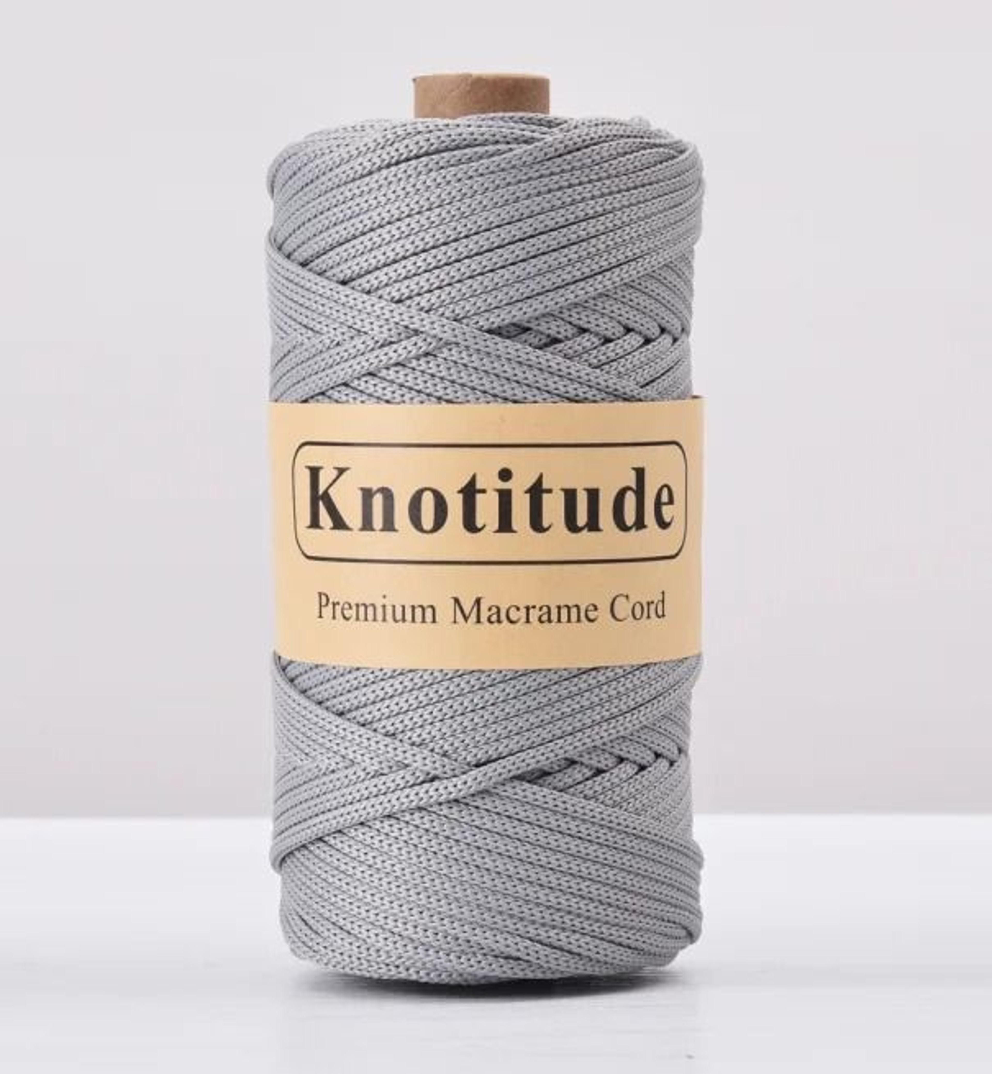 4mm Polyester Tube Yarn Cord For Crochet Bags Rugs  DIY Crafts 130m 9