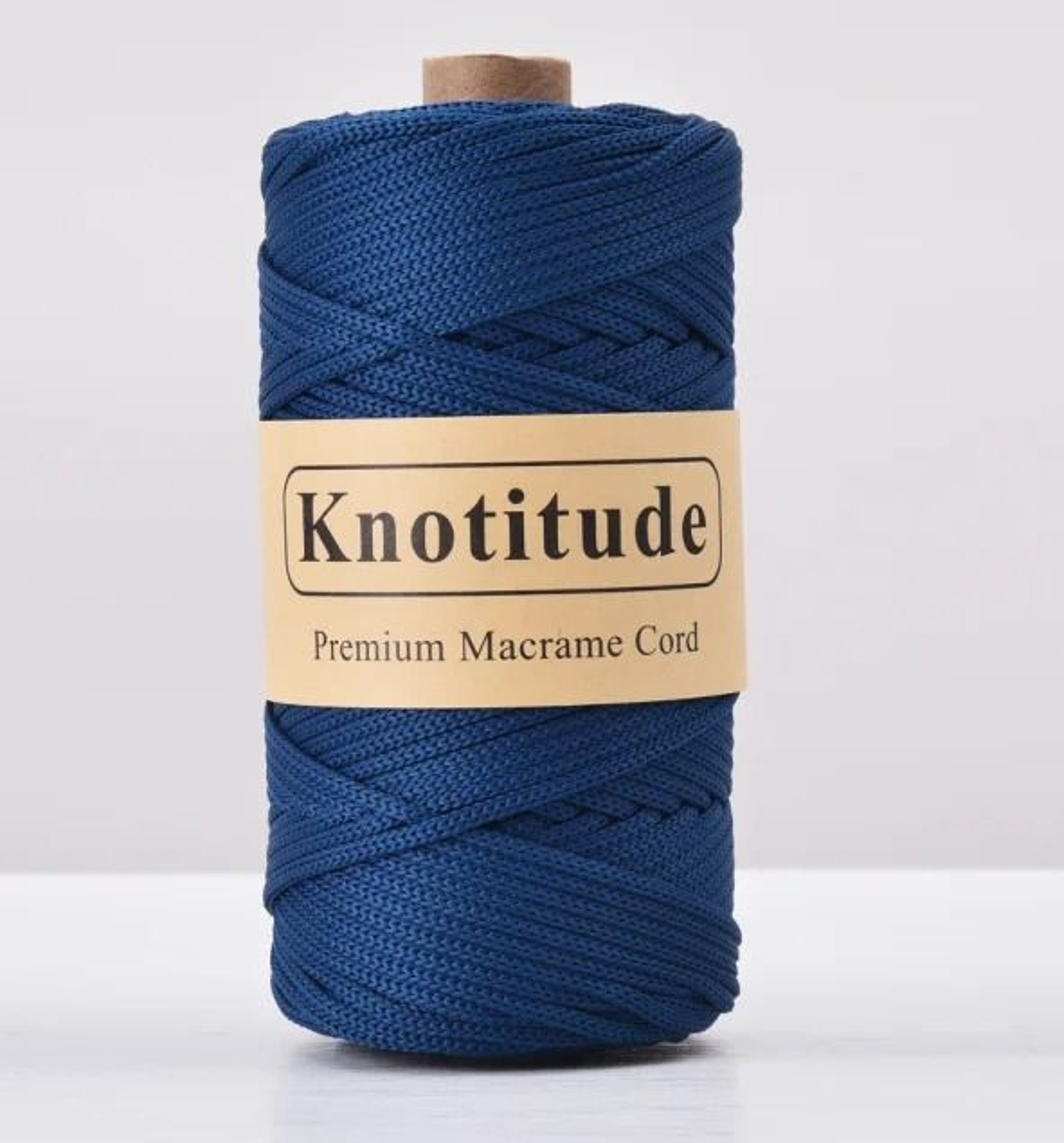 4mm Polyester Tube Yarn Cord For Crochet Bags Rugs  DIY Crafts 130m 12