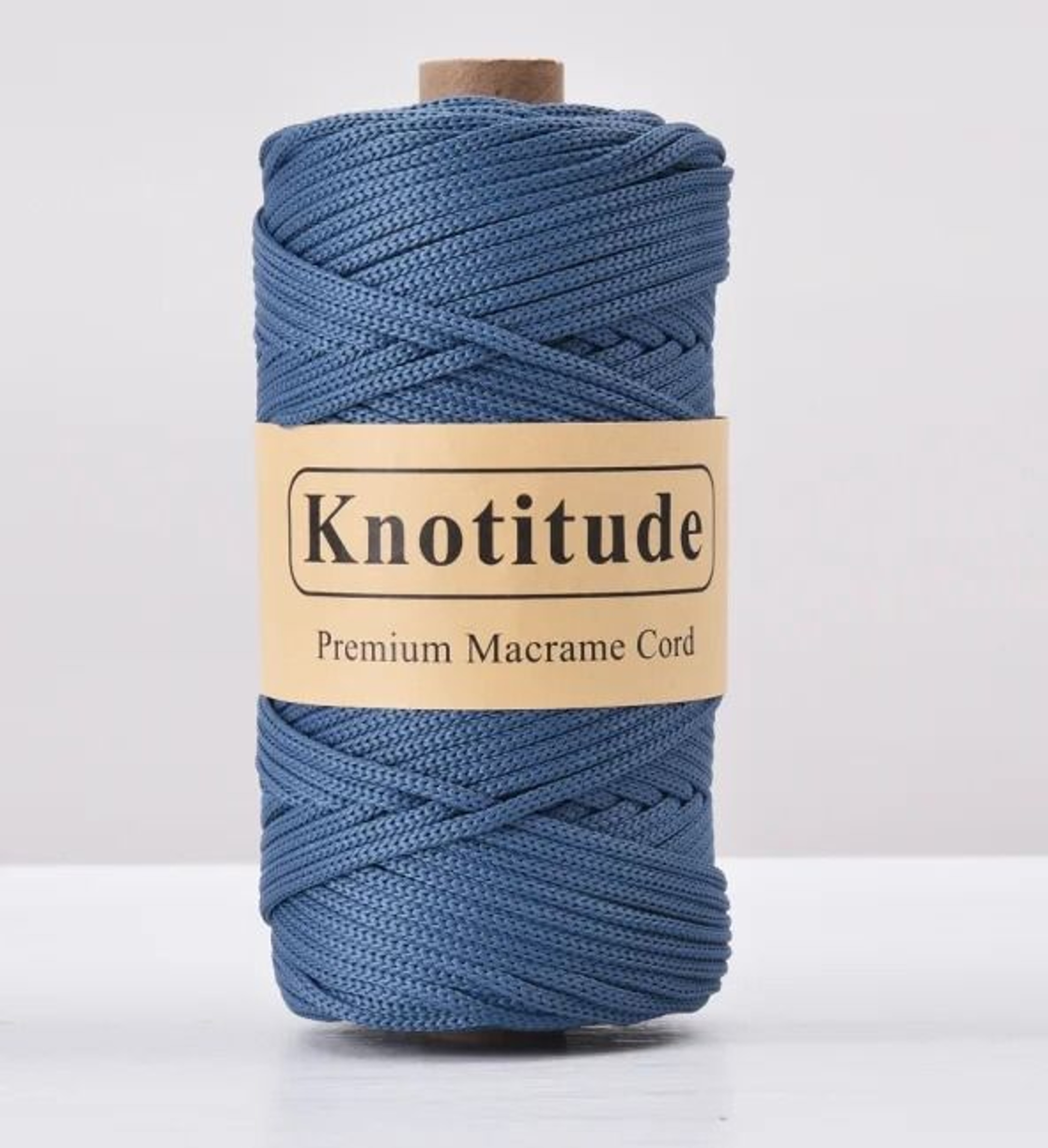 4mm Polyester Tube Yarn Cord For Crochet Bags Rugs  DIY Crafts 130m 25