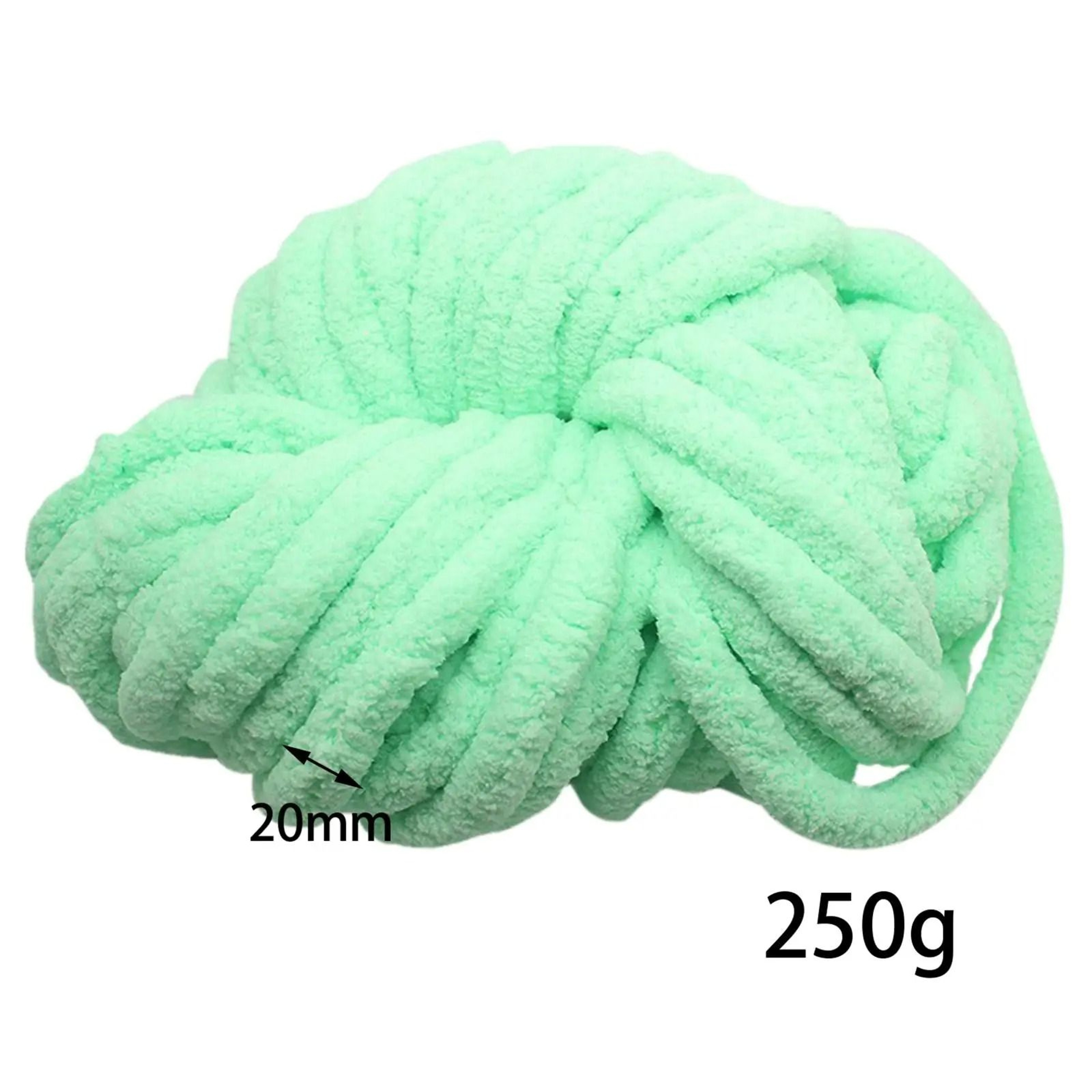 Washable Jumbo Chenille Chunky Yarn For Blankets Crochet  Arm Knitting 5