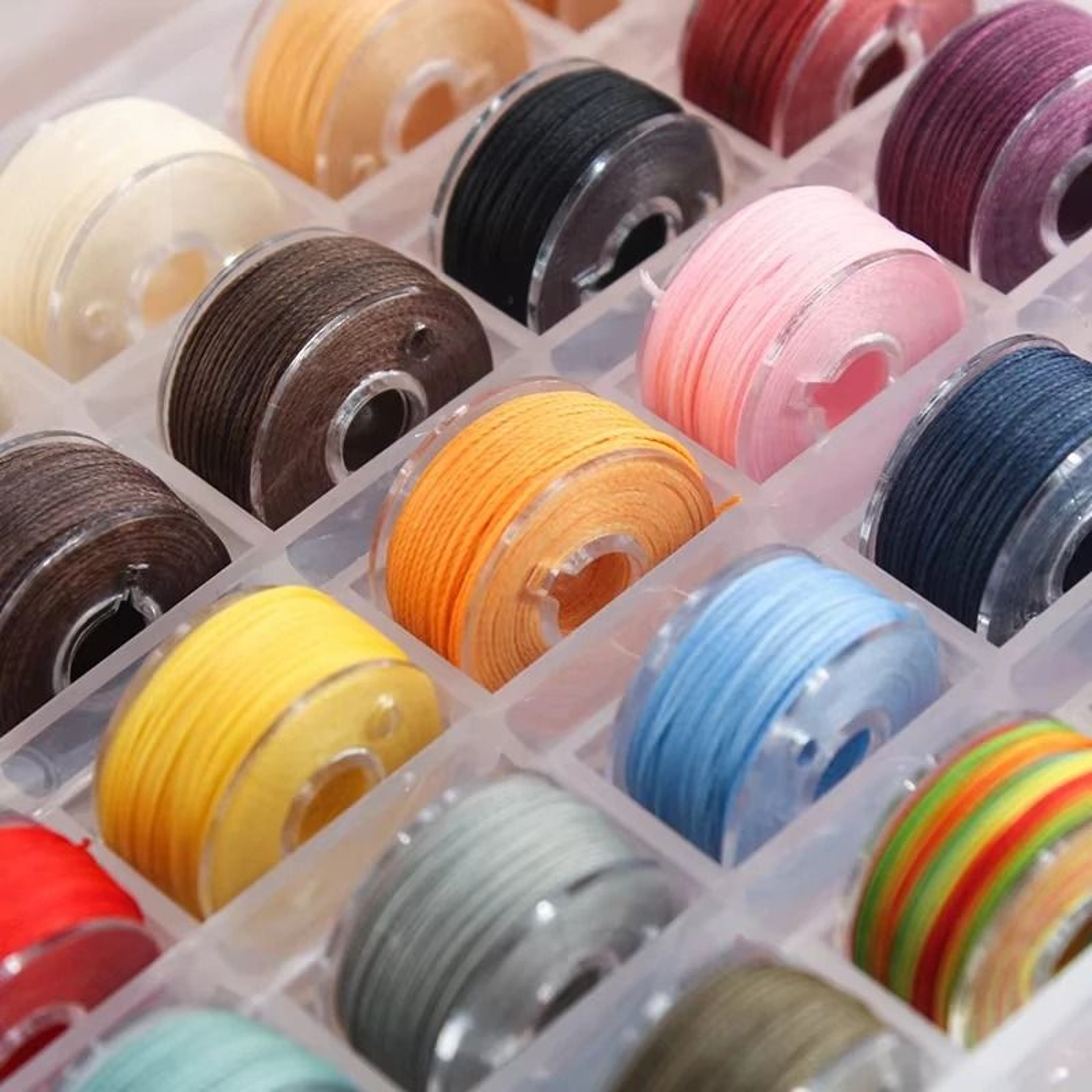 25 Color Waxed Polyester Thread Set For Leather Sewing Bracelet Making  DIY Crafts 1
