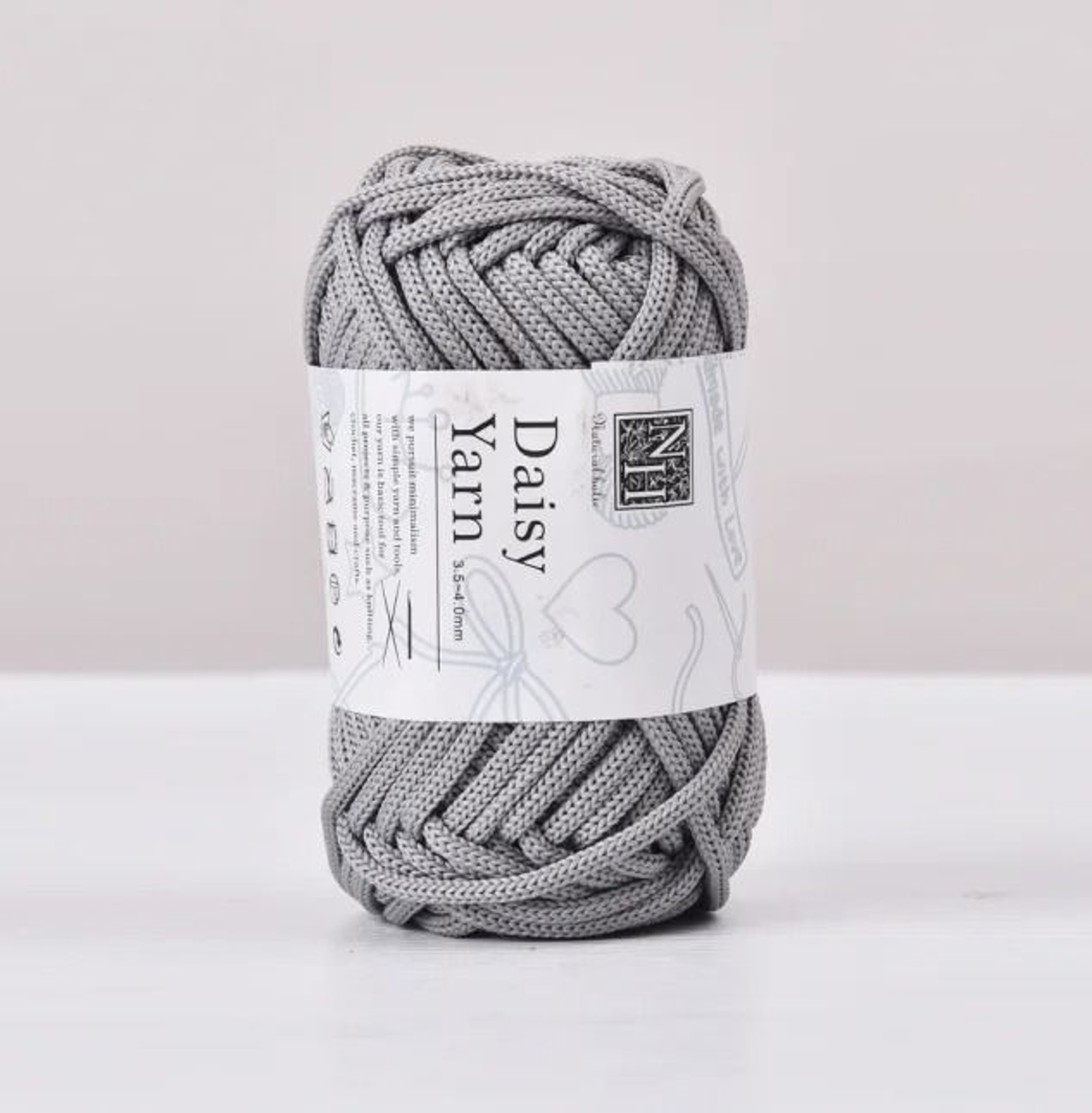 4mm Polyester Tube Yarn 40 Yd For Crochet Bags Rugs  DIY Crafts 9