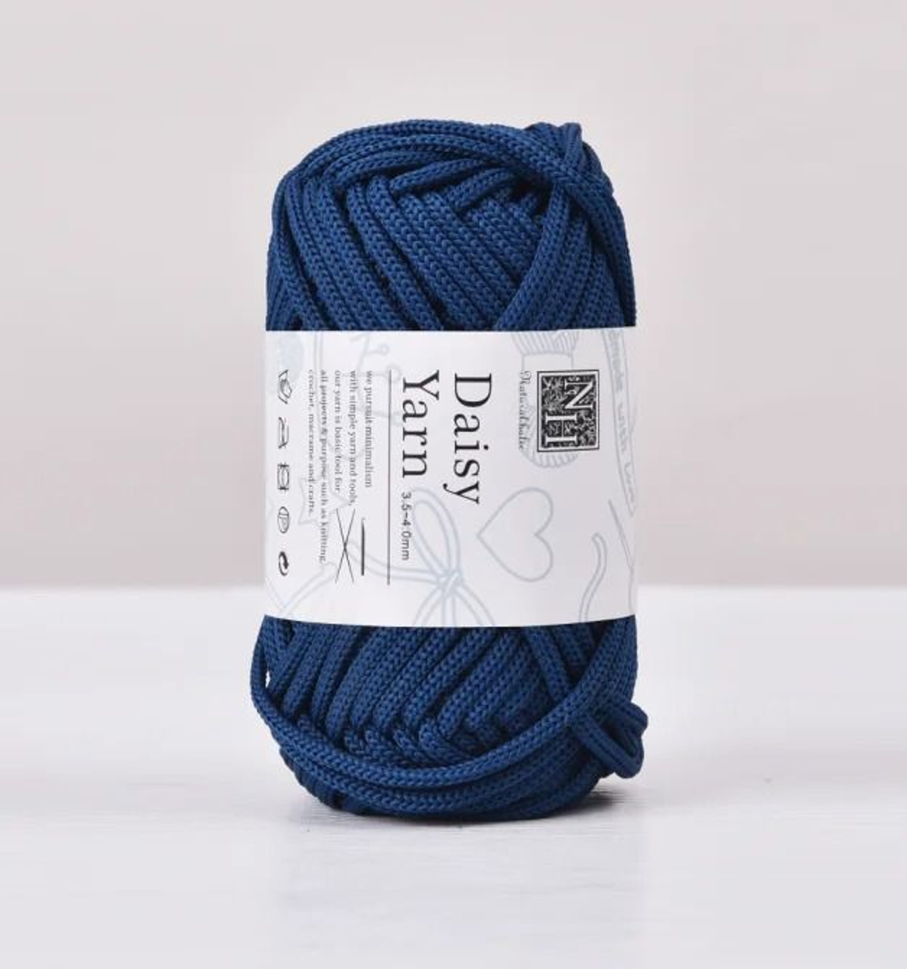4mm Polyester Tube Yarn 40 Yd For Crochet Bags Rugs  DIY Crafts 11