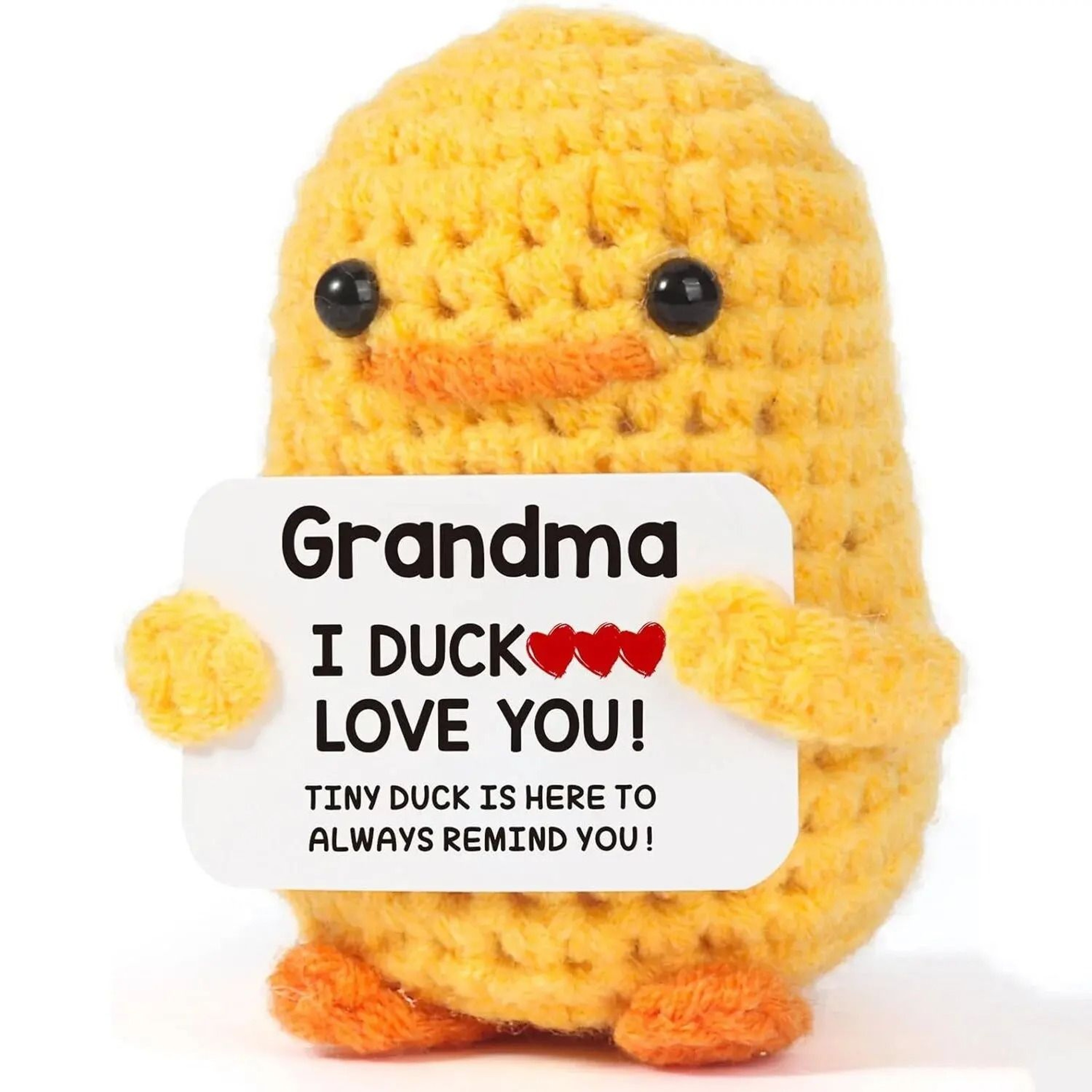 Positive Energy Crochet Doll Handmade Amigurumi Desk Decor  Gift 18