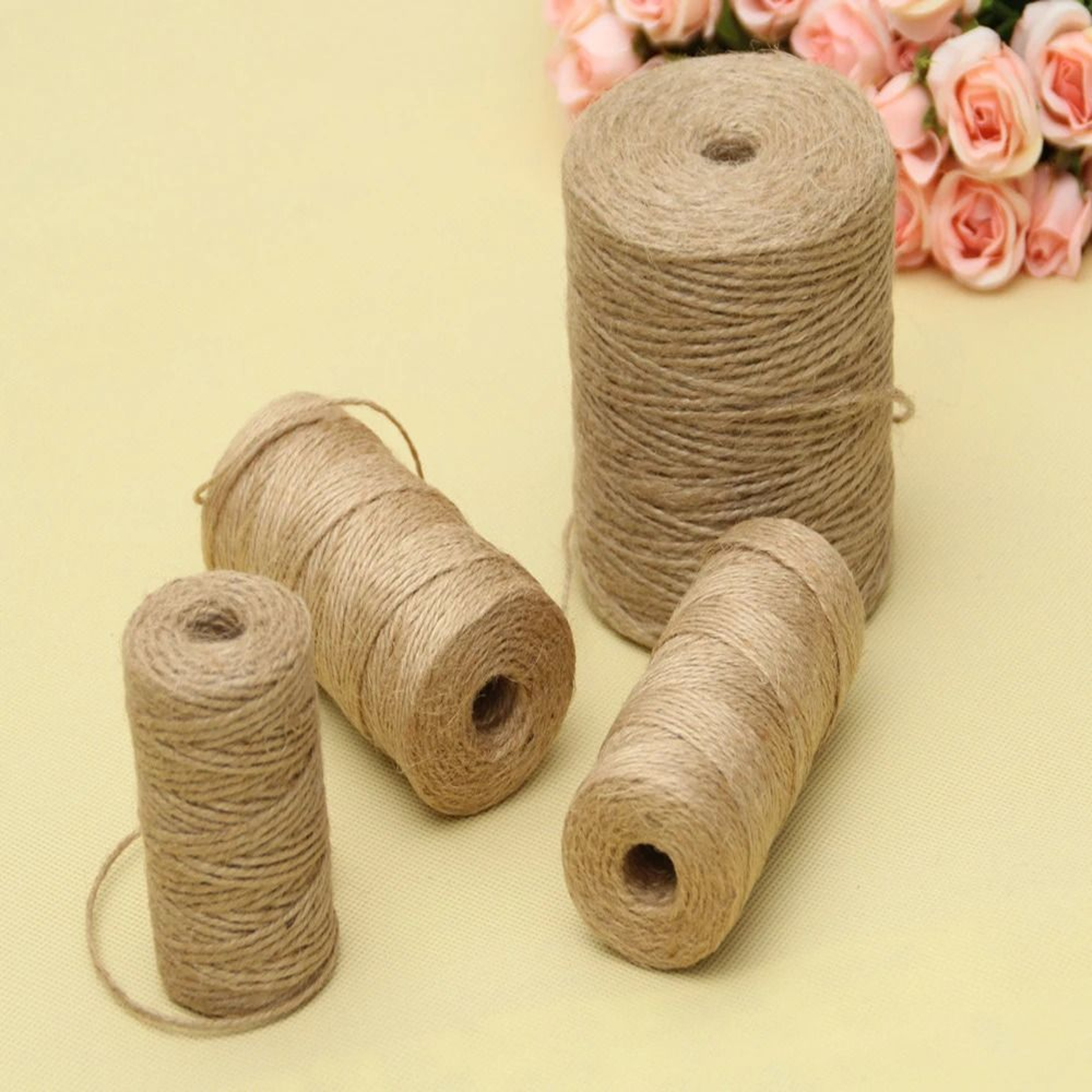 Natural Jute Twine For Crafts Gift Wrapping  Rustic Decor 0