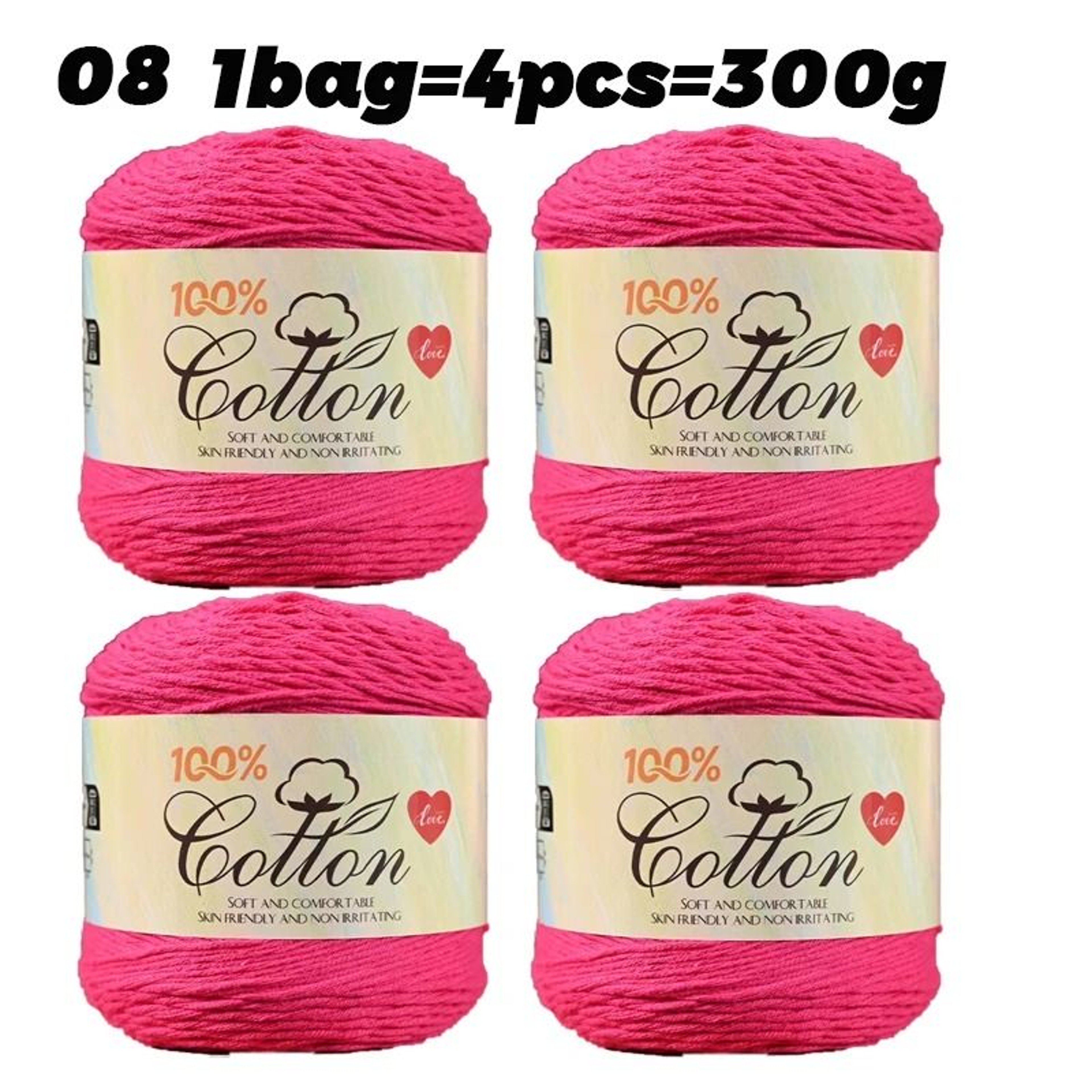 Pure Cotton Cake Yarn For Crochet Knitting  Handmade Spring Summer Crafts 14