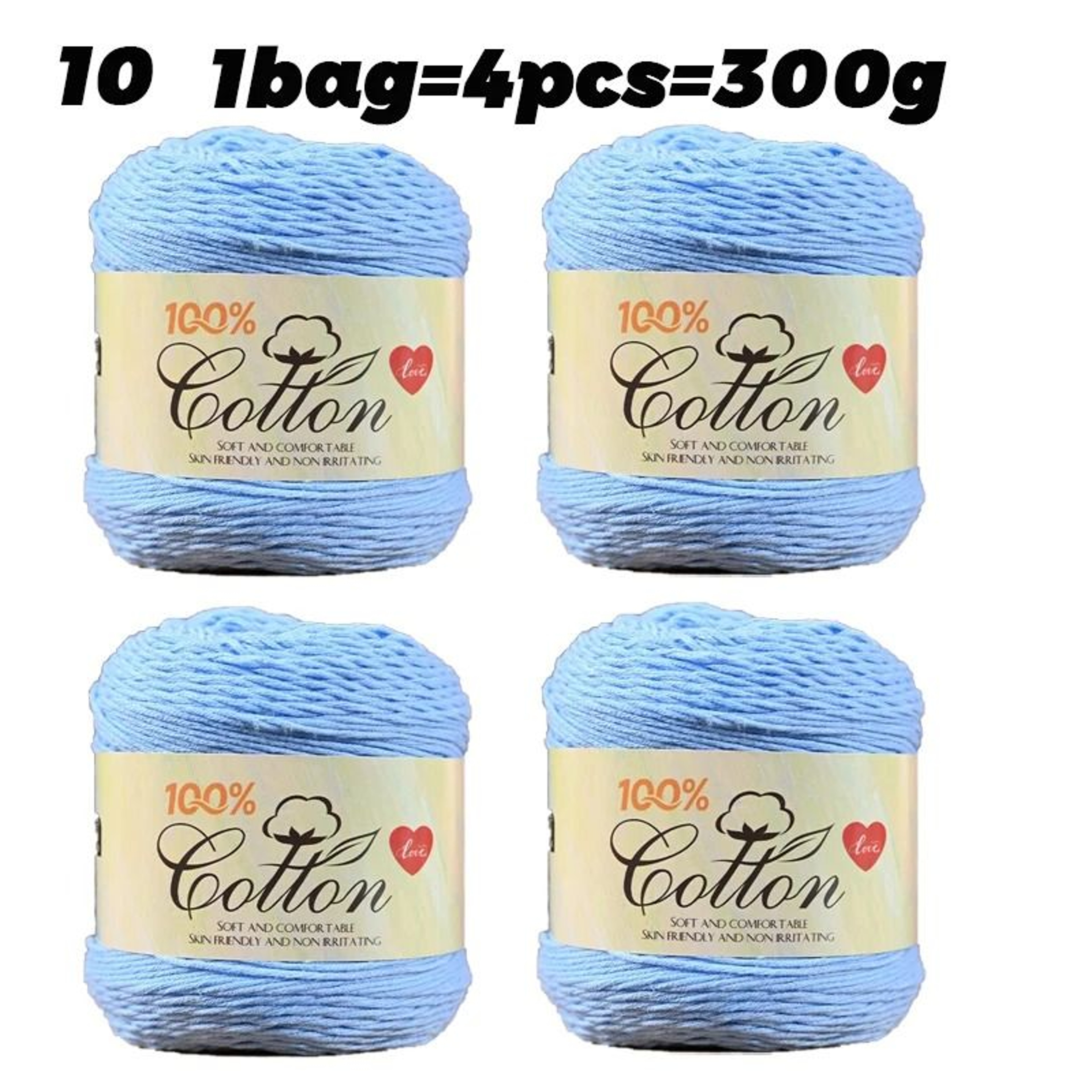 Pure Cotton Cake Yarn For Crochet Knitting  Handmade Spring Summer Crafts 16