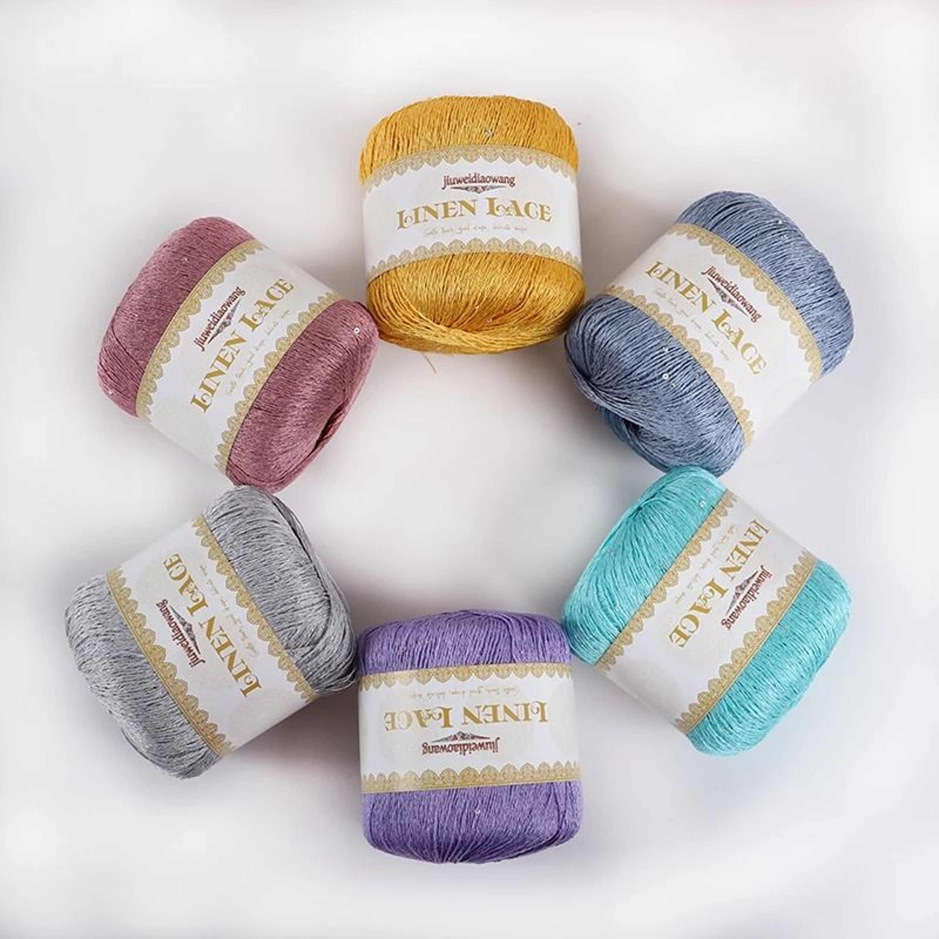 Sequin Lace Yarn For Knitting And Crochet Lightweight Summer Yarn For Sweaters Shawls Scarves 4