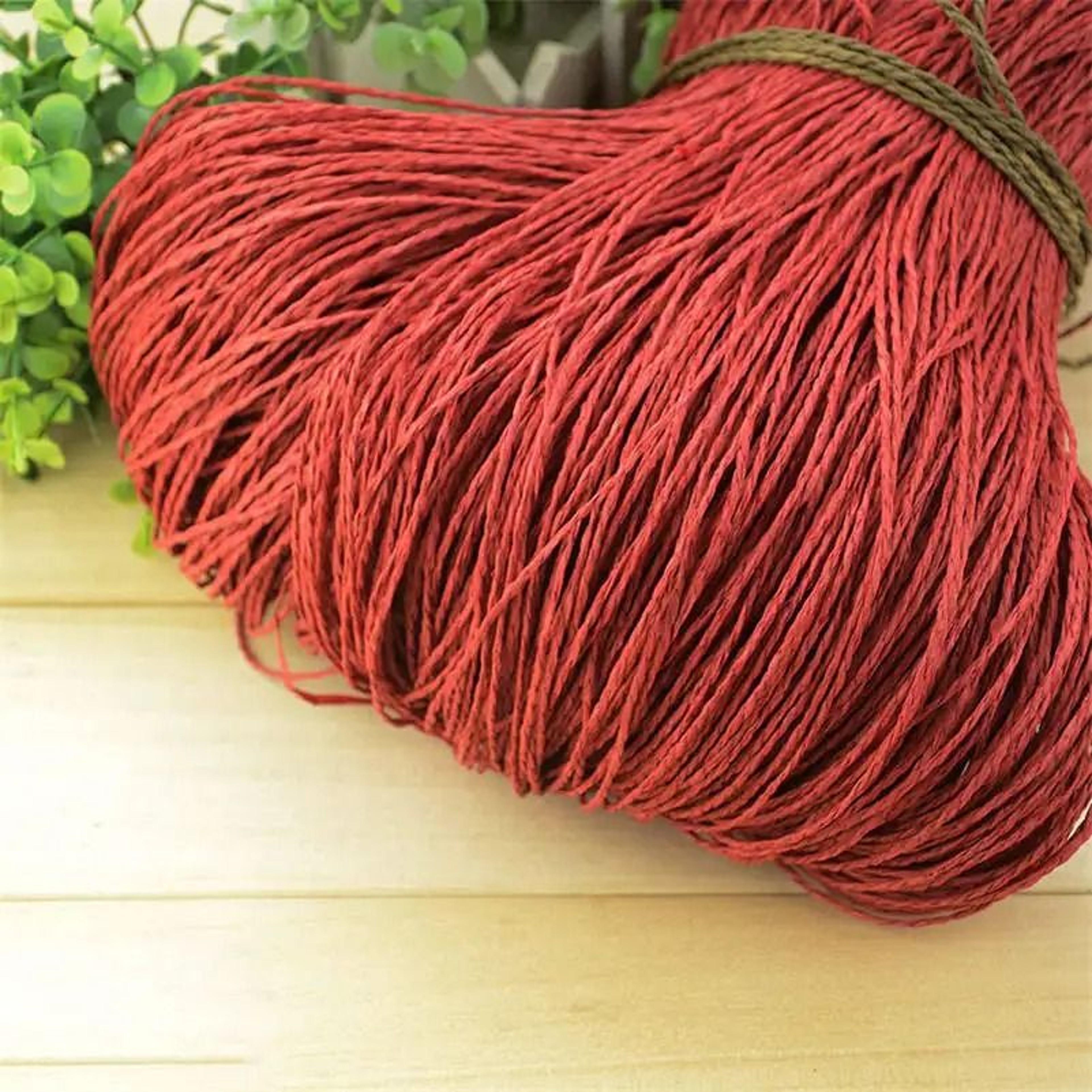 176 Oz Natural Raffia Straw Yarn 656 Yd Crochet Yarn For Summer Hats Bags And Basket Weaving 19
