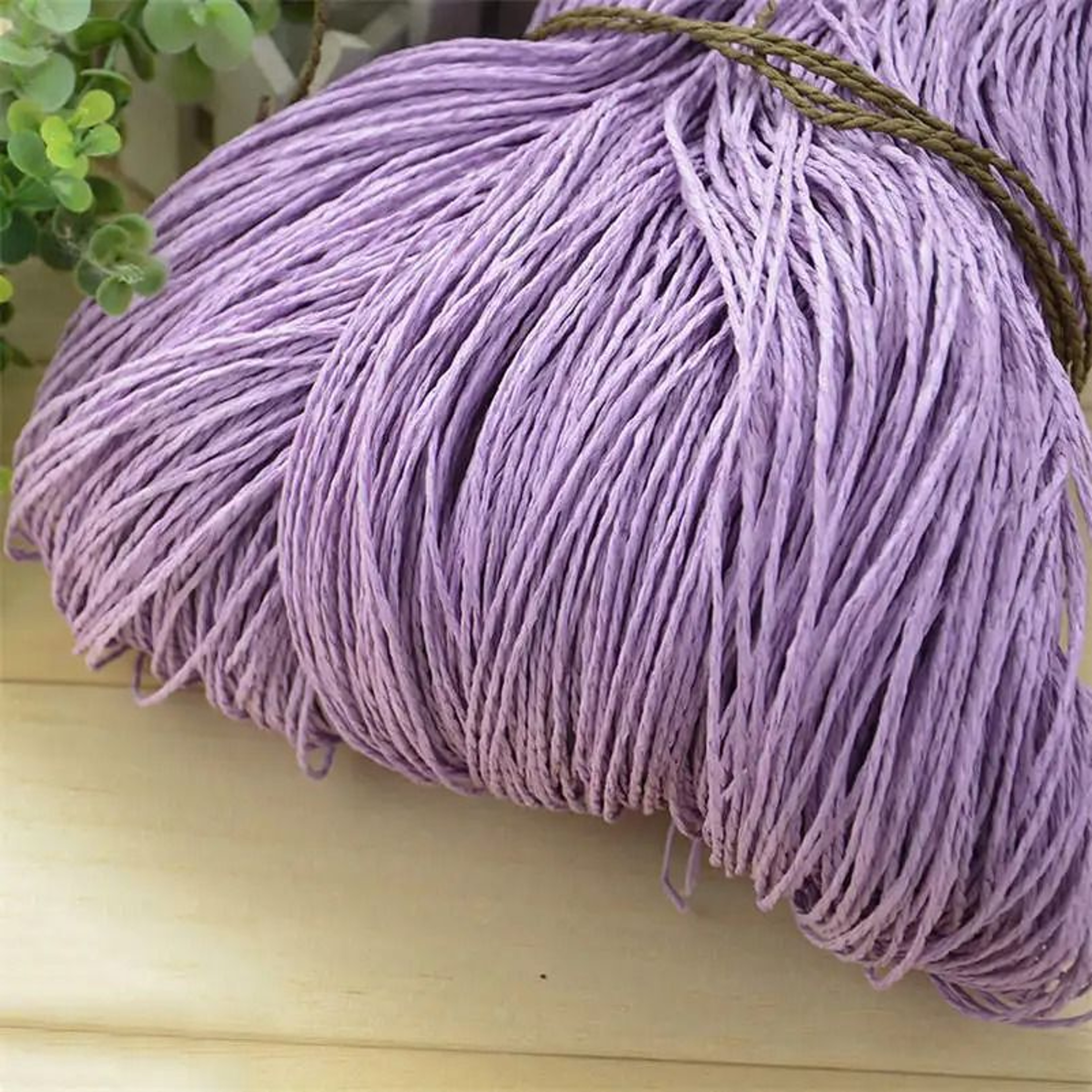 176 Oz Natural Raffia Straw Yarn 656 Yd Crochet Yarn For Summer Hats Bags And Basket Weaving 24