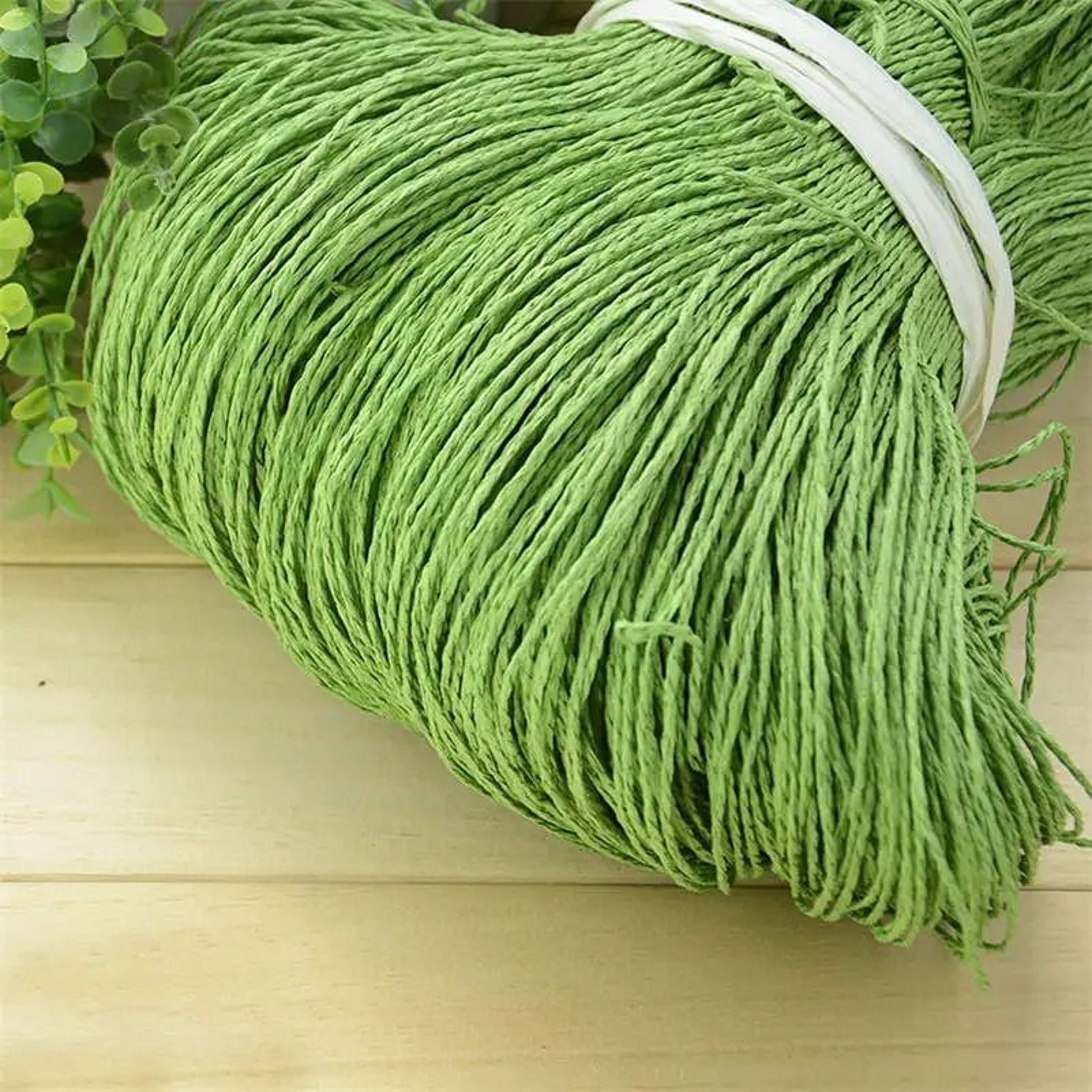 176 Oz Natural Raffia Straw Yarn 656 Yd Crochet Yarn For Summer Hats Bags And Basket Weaving 28