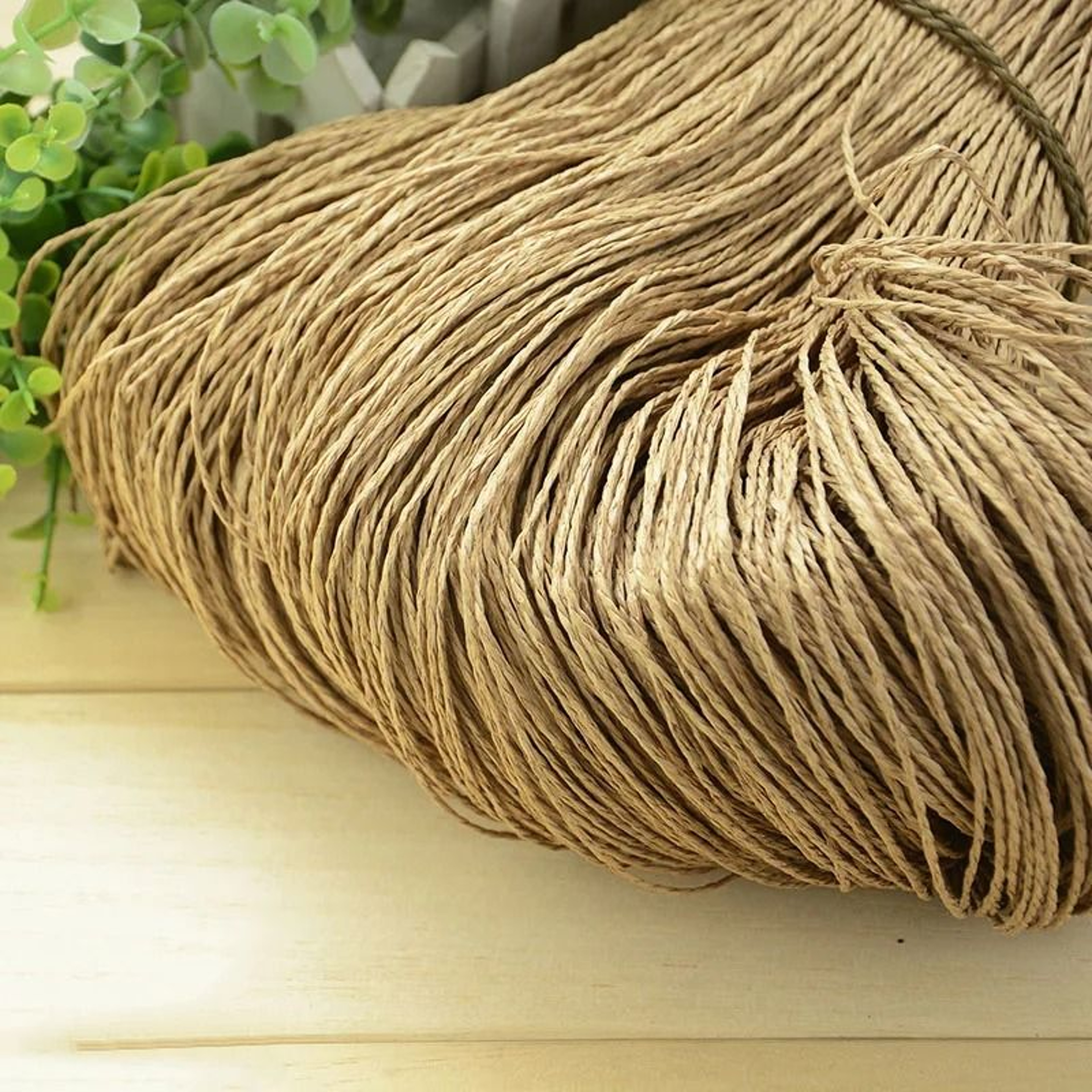 2187 Ft Colorful Raffia Straw Yarn For Crochet Summer Hats Bags And Basket Weaving 11