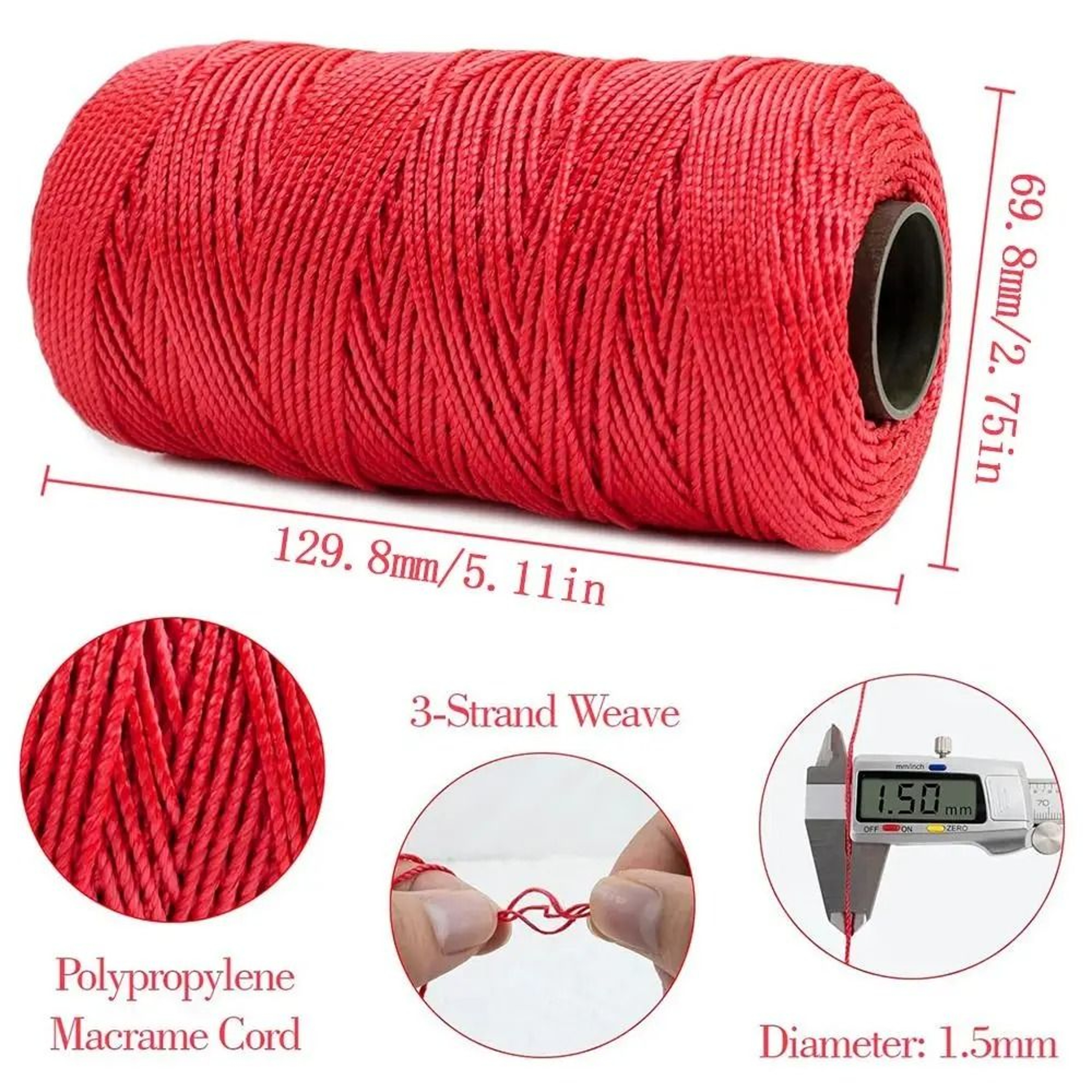 656 Ft Ice Cotton Silk Yarn For Crochet Knitting And DIY Crafts 5