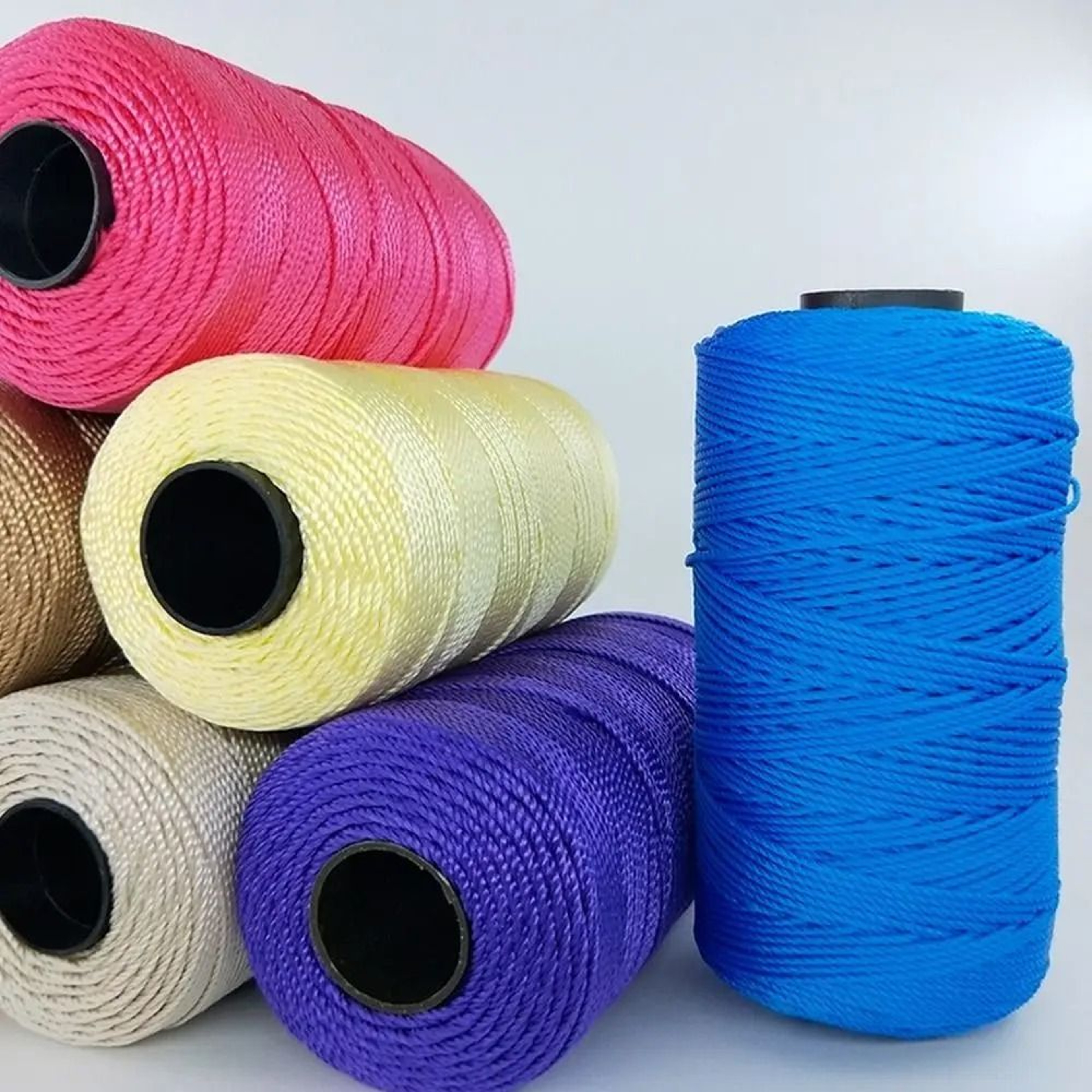 656 Ft Ice Cotton Silk Polypropylene Crochet Thread Cord For DIY Crafts 1