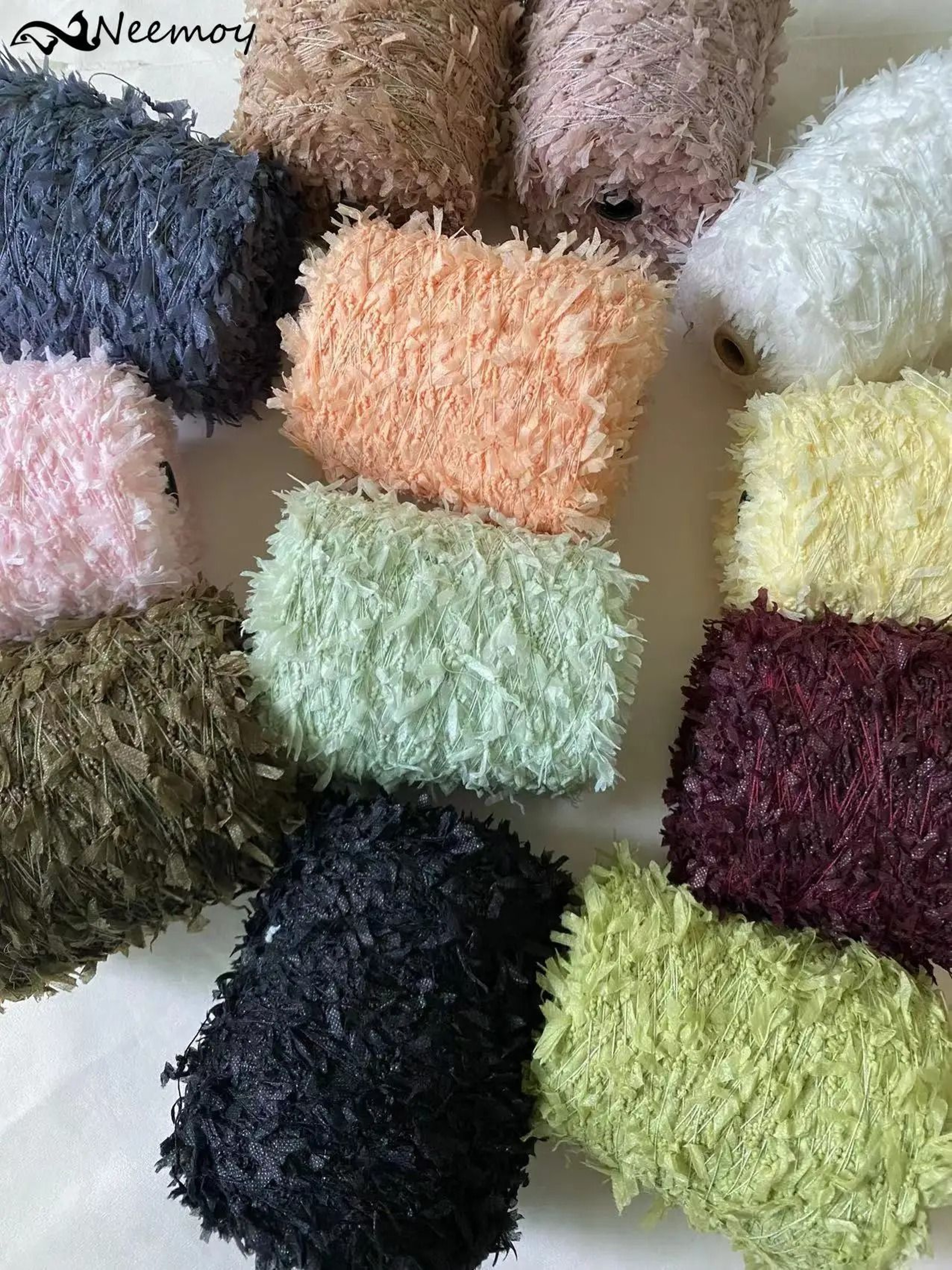 176 Oz Butterfly Paper Yarn For Crochet Knitting Summer Sweaters And DIY Crafts 0