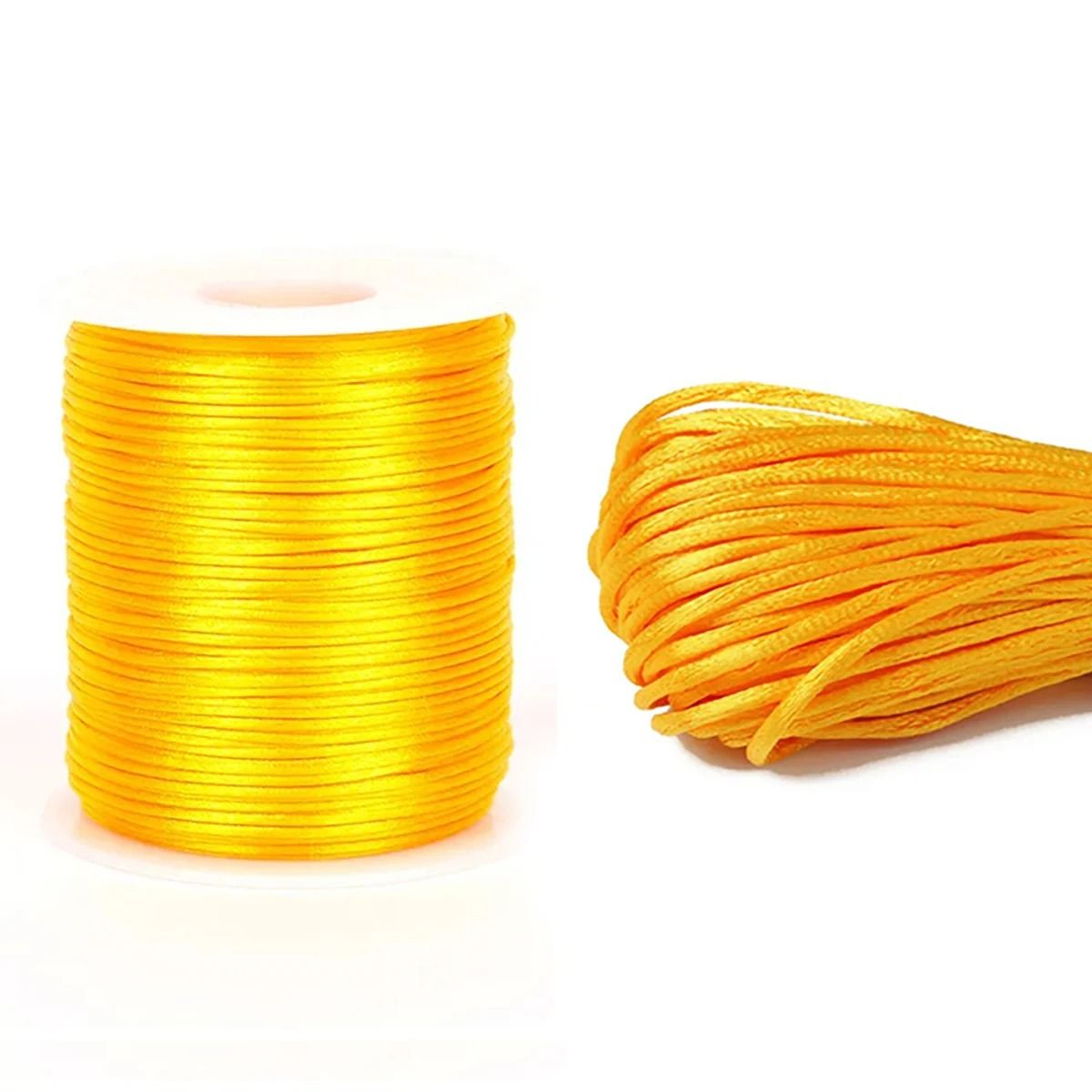 2mm Satin Nylon Cord For Chinese Knotting Bracelets Macrame  DIY Jewelry Crafts 24