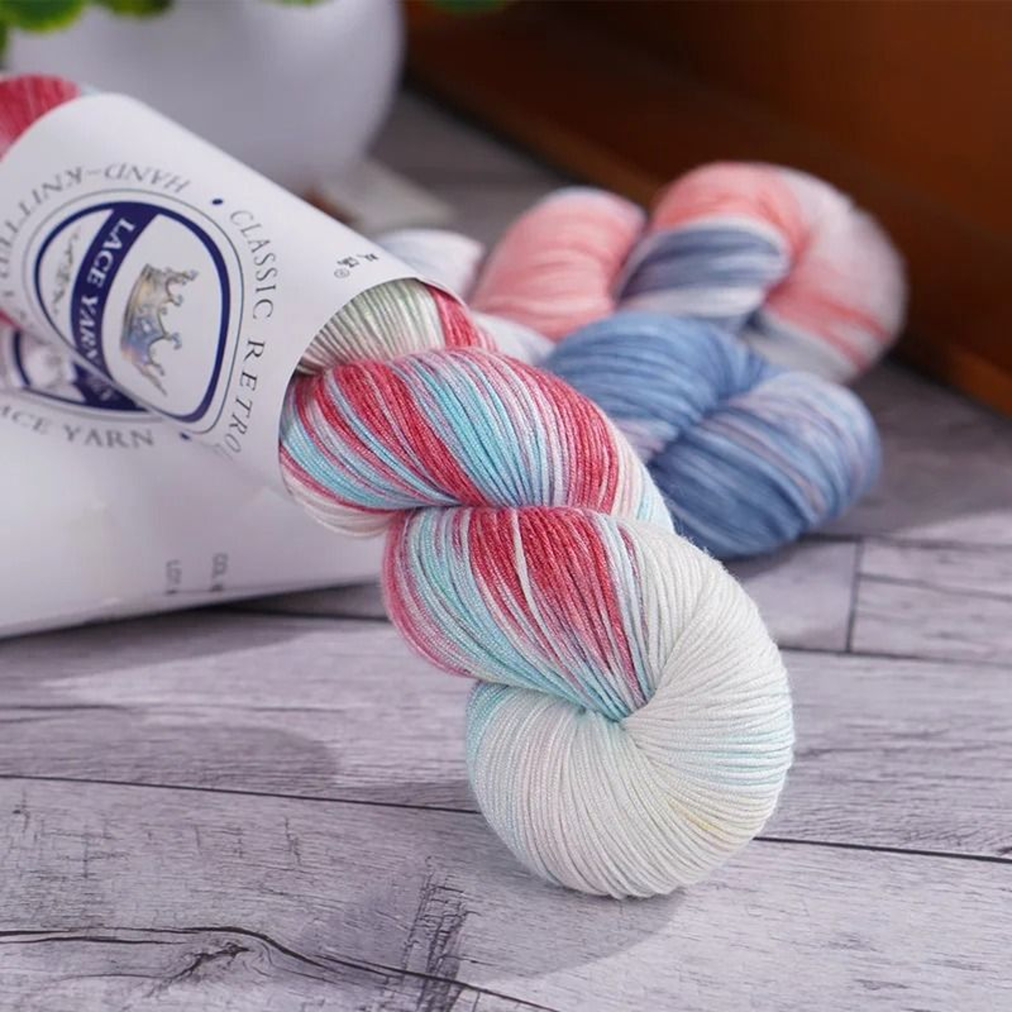 Hand Dyed Gradient Lace Yarn For Crochet Sweaters Shawls Scarves Hats  DIY Crafts 4