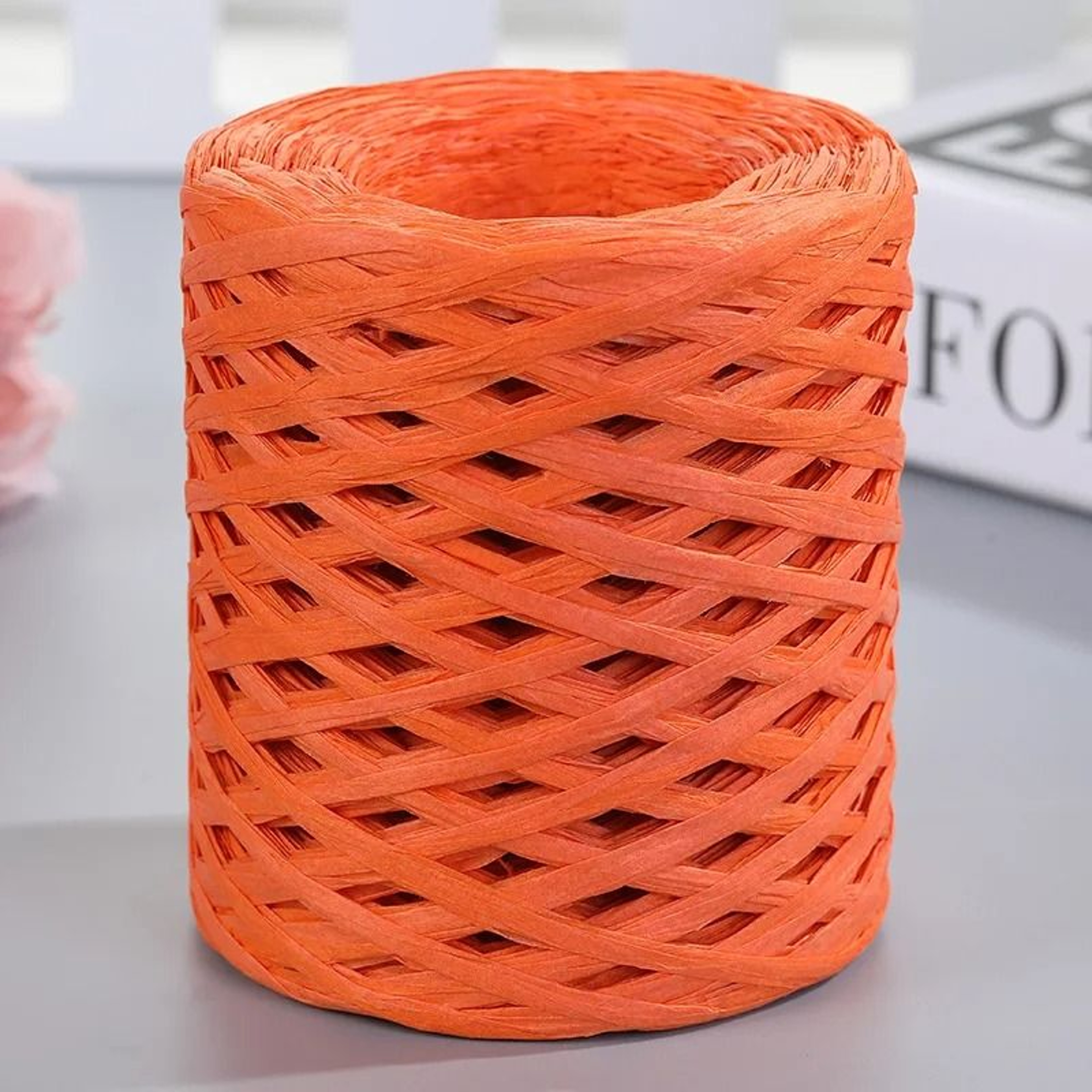 Natural Raffia Paper Ribbon 218 Yards For Gift Wrapping Crochet And DIY Crafts 10