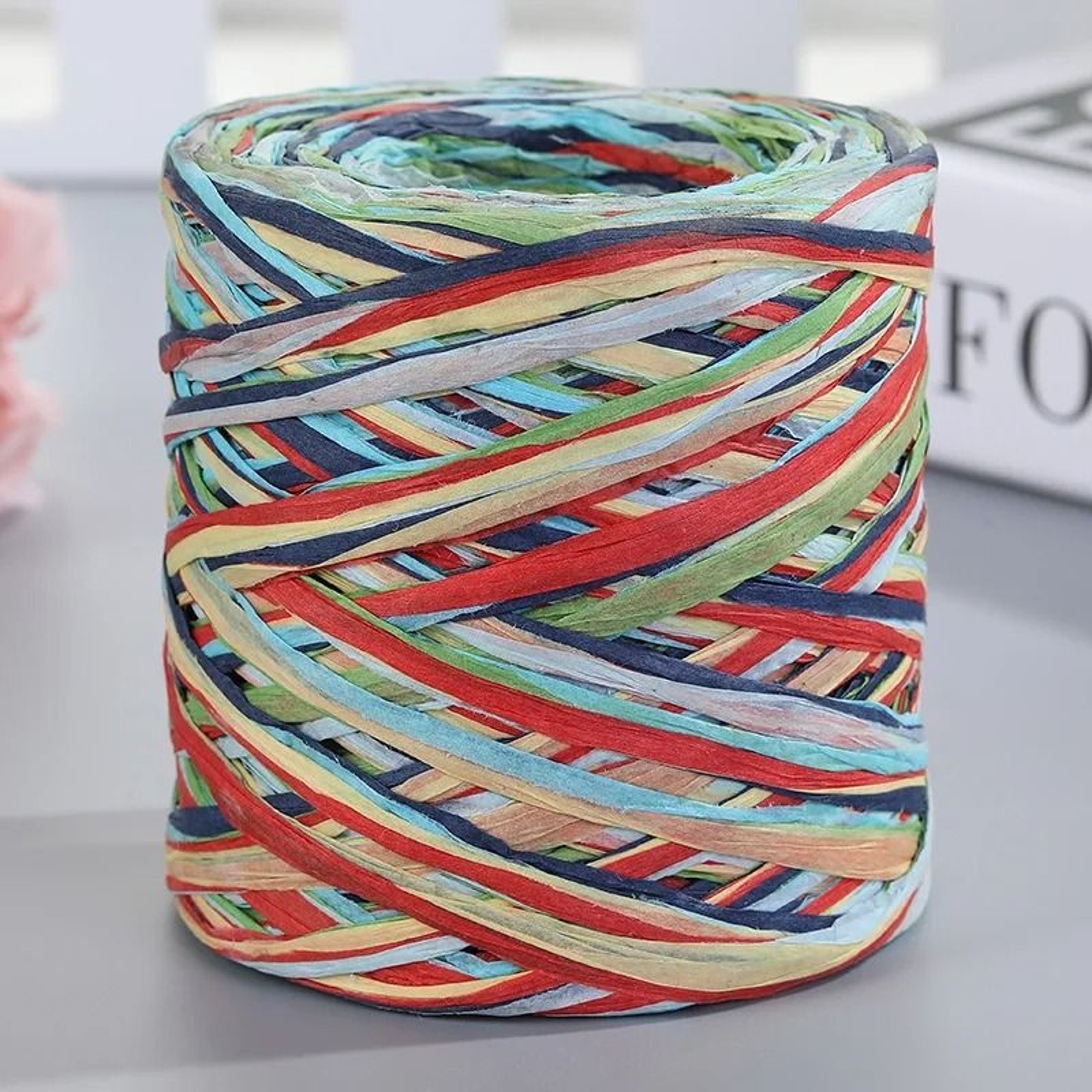 Natural Raffia Paper Ribbon 218 Yards For Gift Wrapping Crochet And DIY Crafts 16