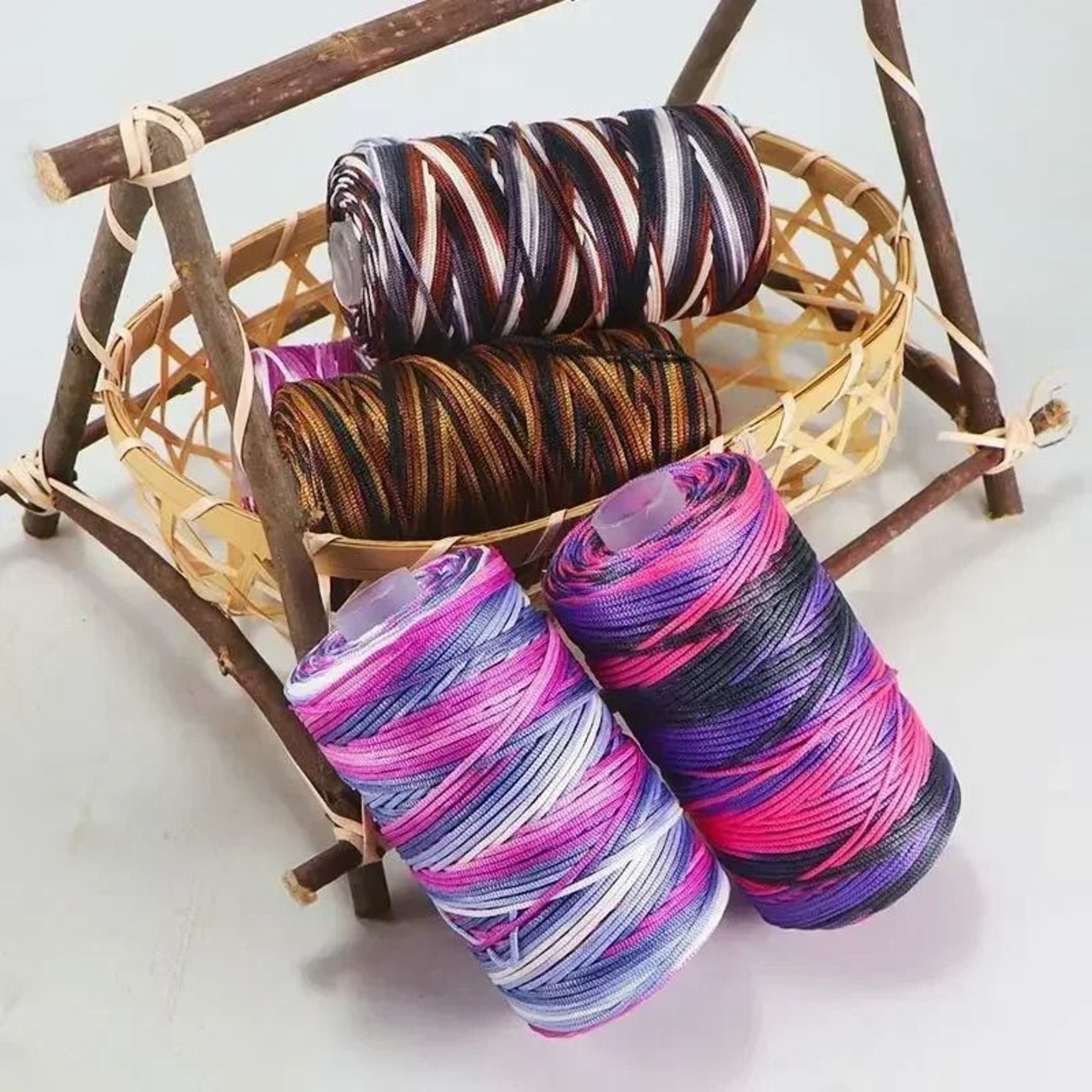 Summer Ice Cotton Crochet Yarn 353 Oz 15mm Nylon Cord For Bags Hats And Hand Knitting 2