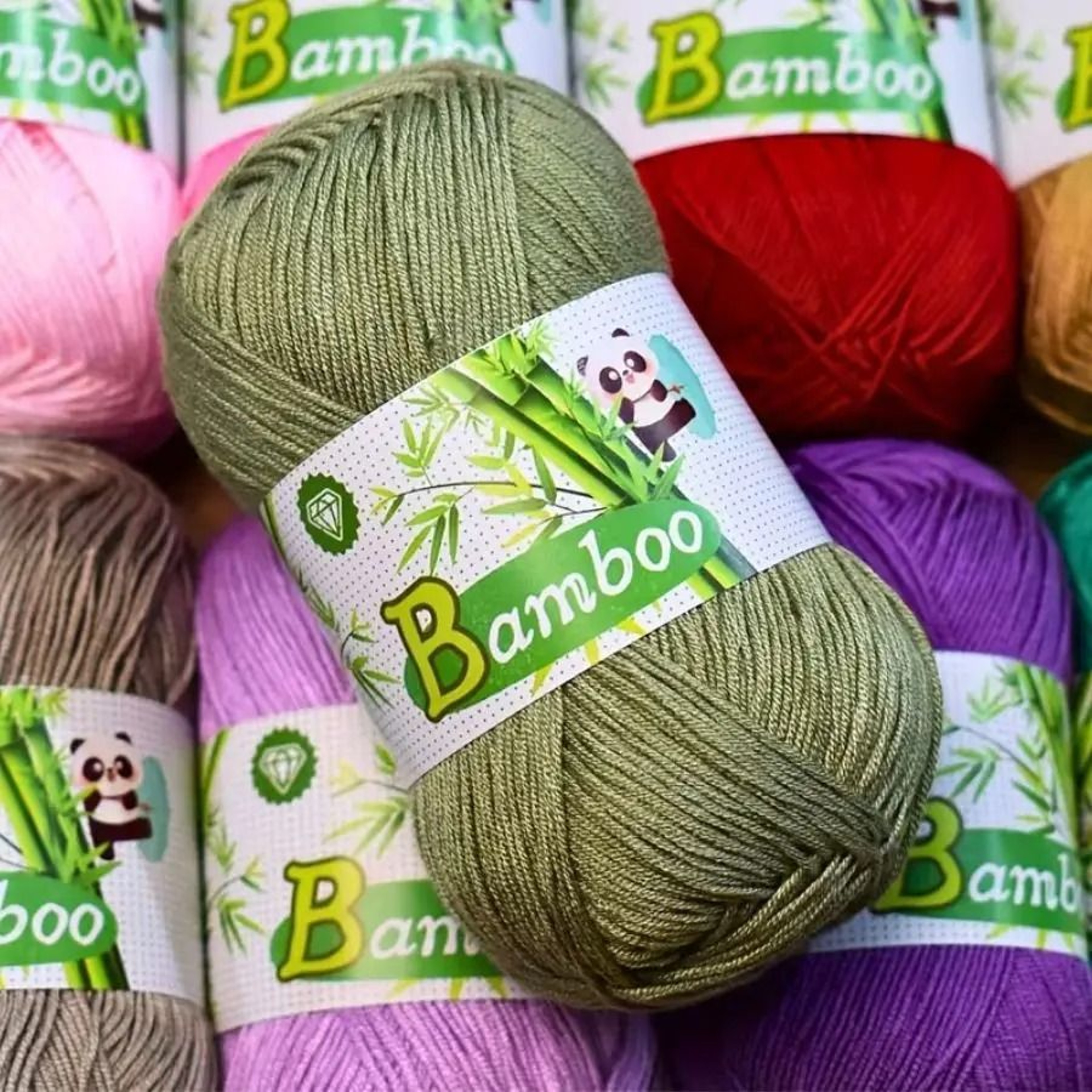 Soft Bamboo Cotton Yarn Set 1764 Oz 10 Balls For Crochet Knitting And Baby Clothing 0