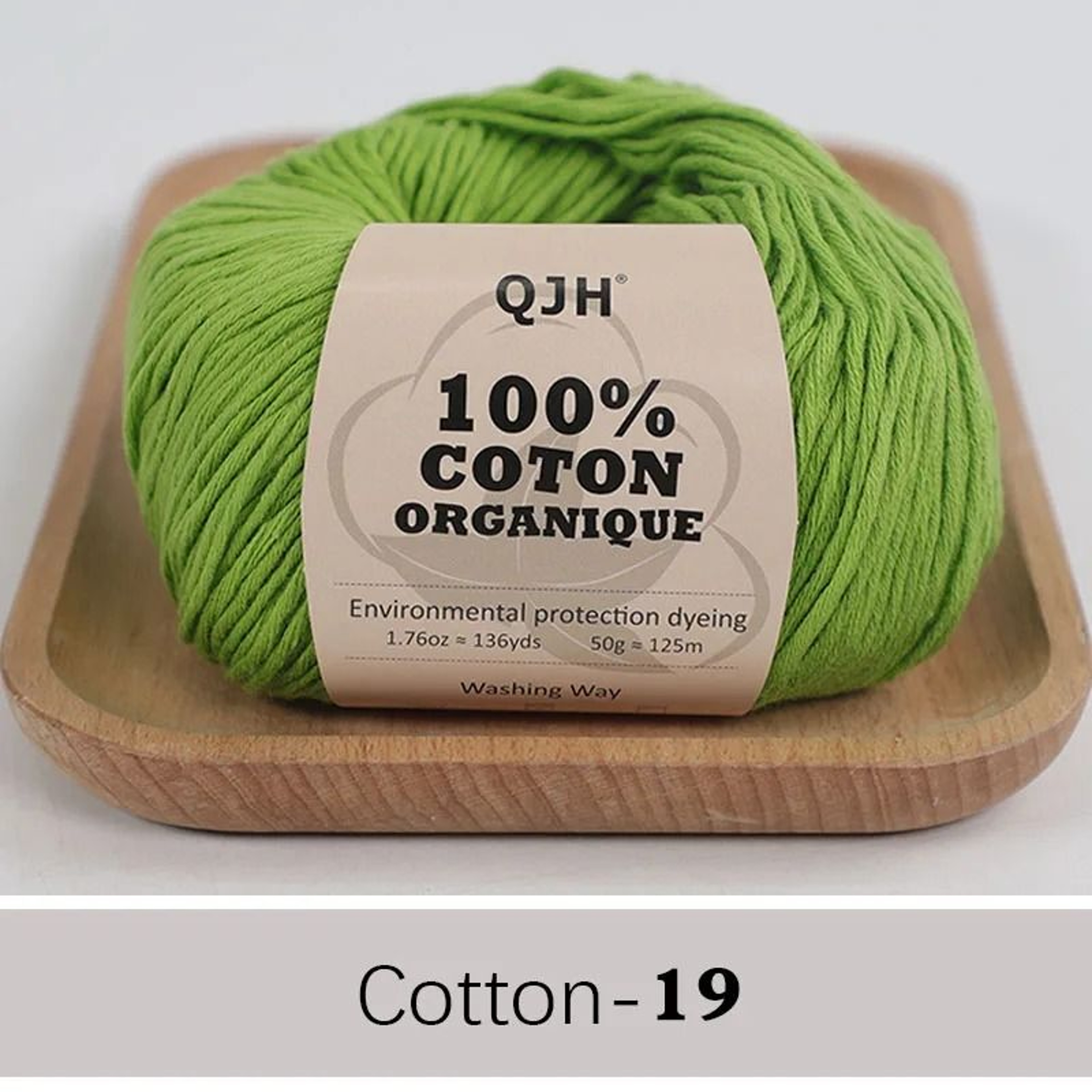 QJH 100 Cotton Sport Weight Yarn Set 6 Balls For Crochet Amigurumi And Baby Knitting 25