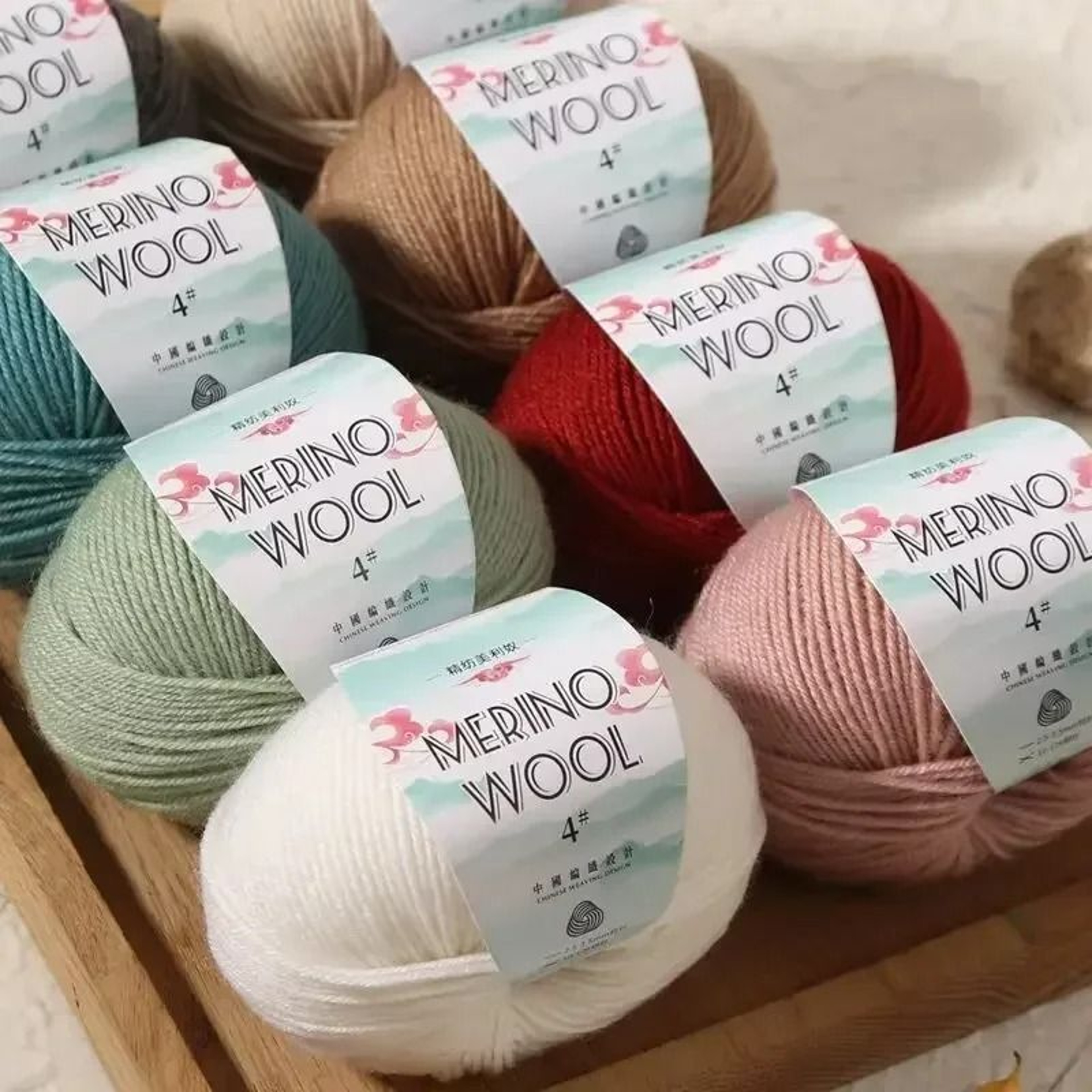 Premium Soft Merino Wool Yarn 142 Yards For Knitting Crochet And Cozy DIY Projects 3