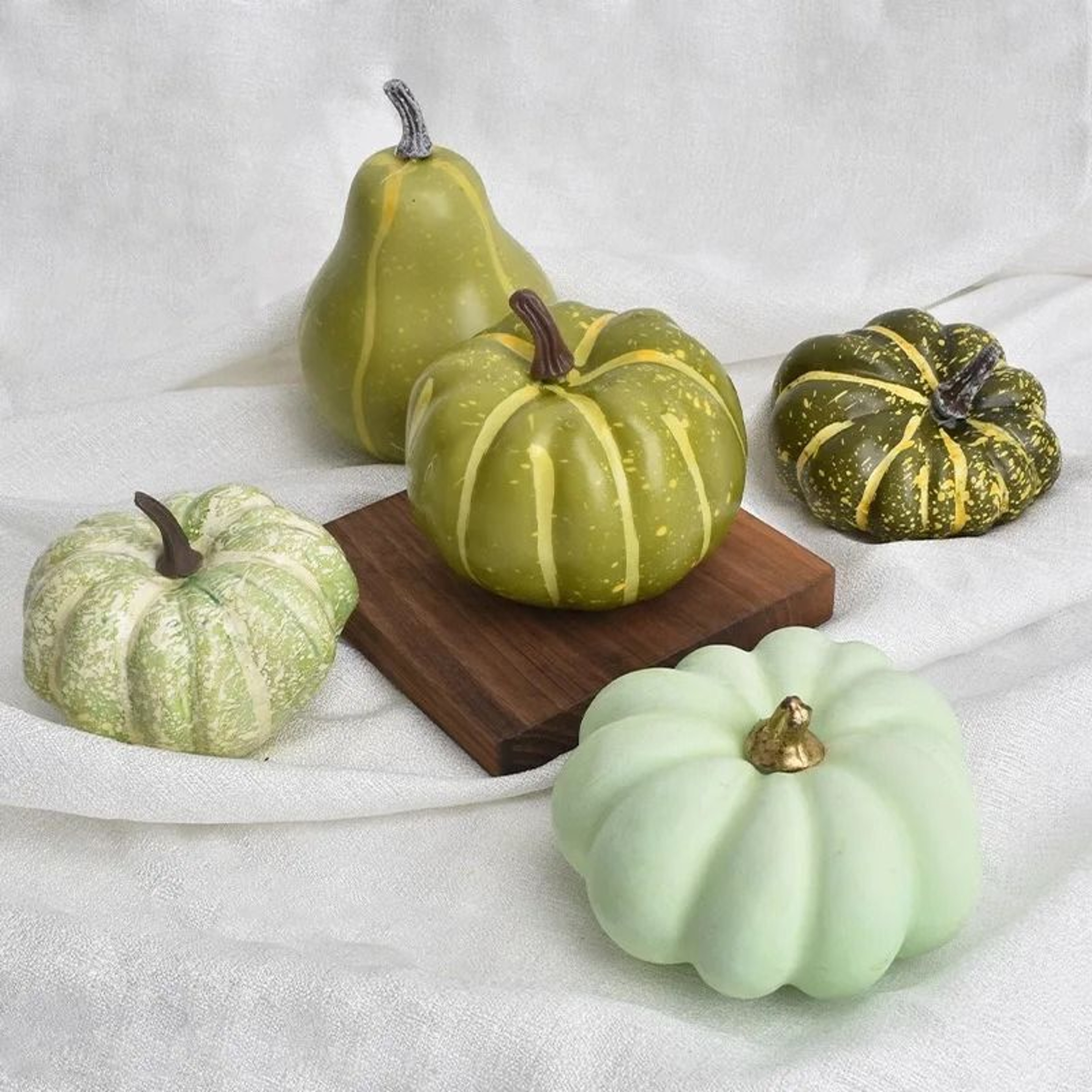 Pink And Green Decorative Foam Pumpkins For Halloween Thanksgiving And Fall Decor 1