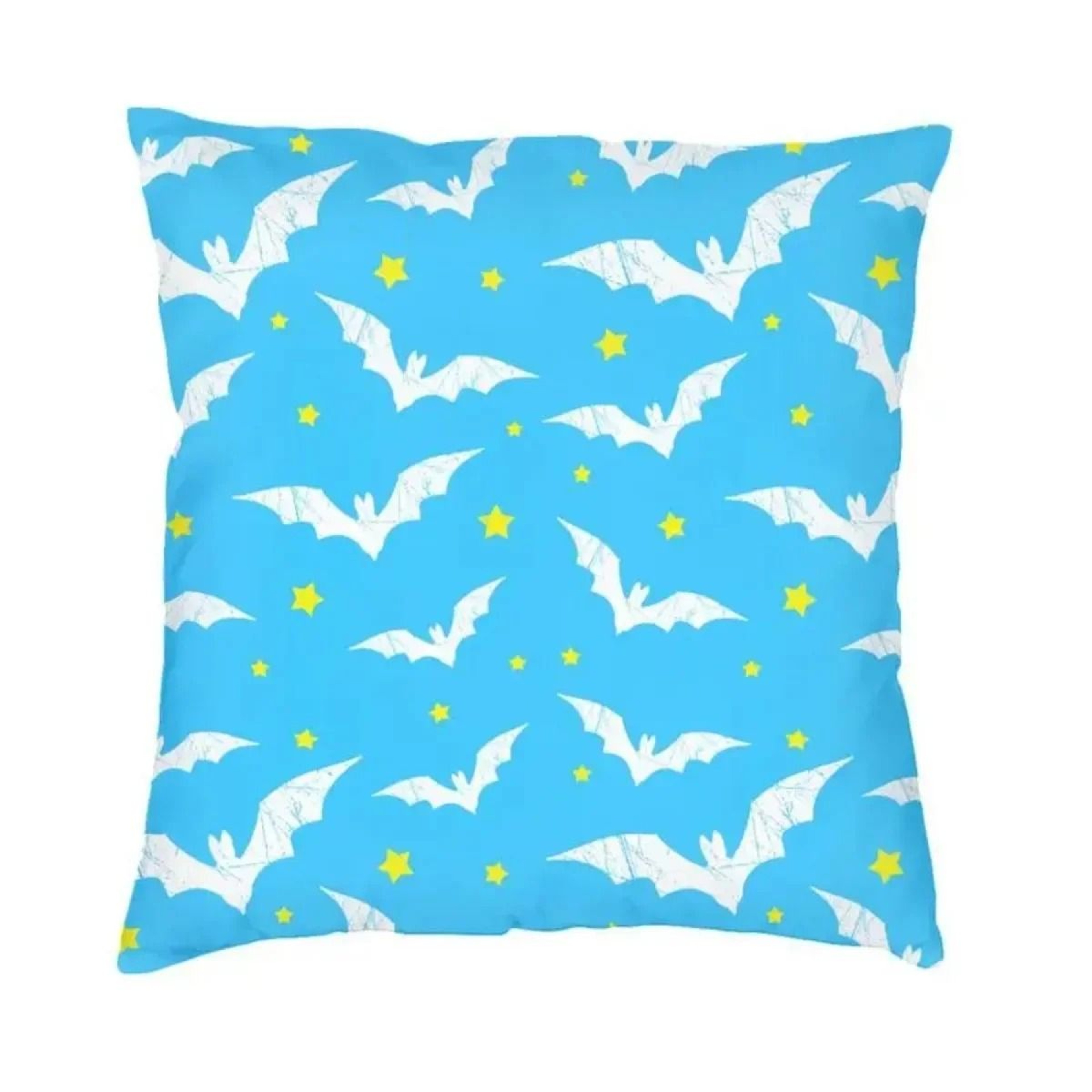 Pastel Goth Pink And Black Bat Throw Pillow Cover For Halloween Home Decor 21