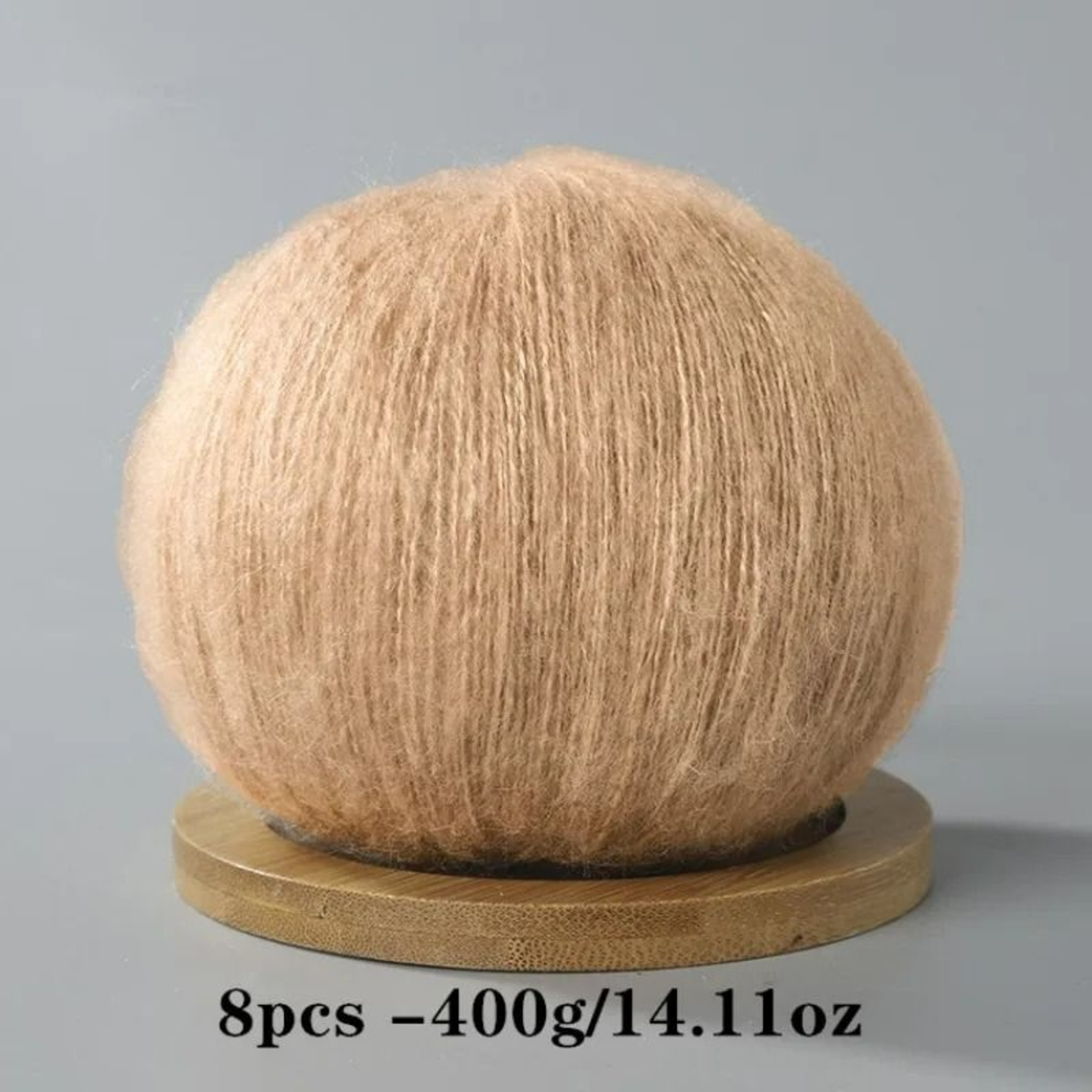 8 Piece Soft Mohair Yarn Set For Crochet Knitting Amigurumi And DIY Crafts 9