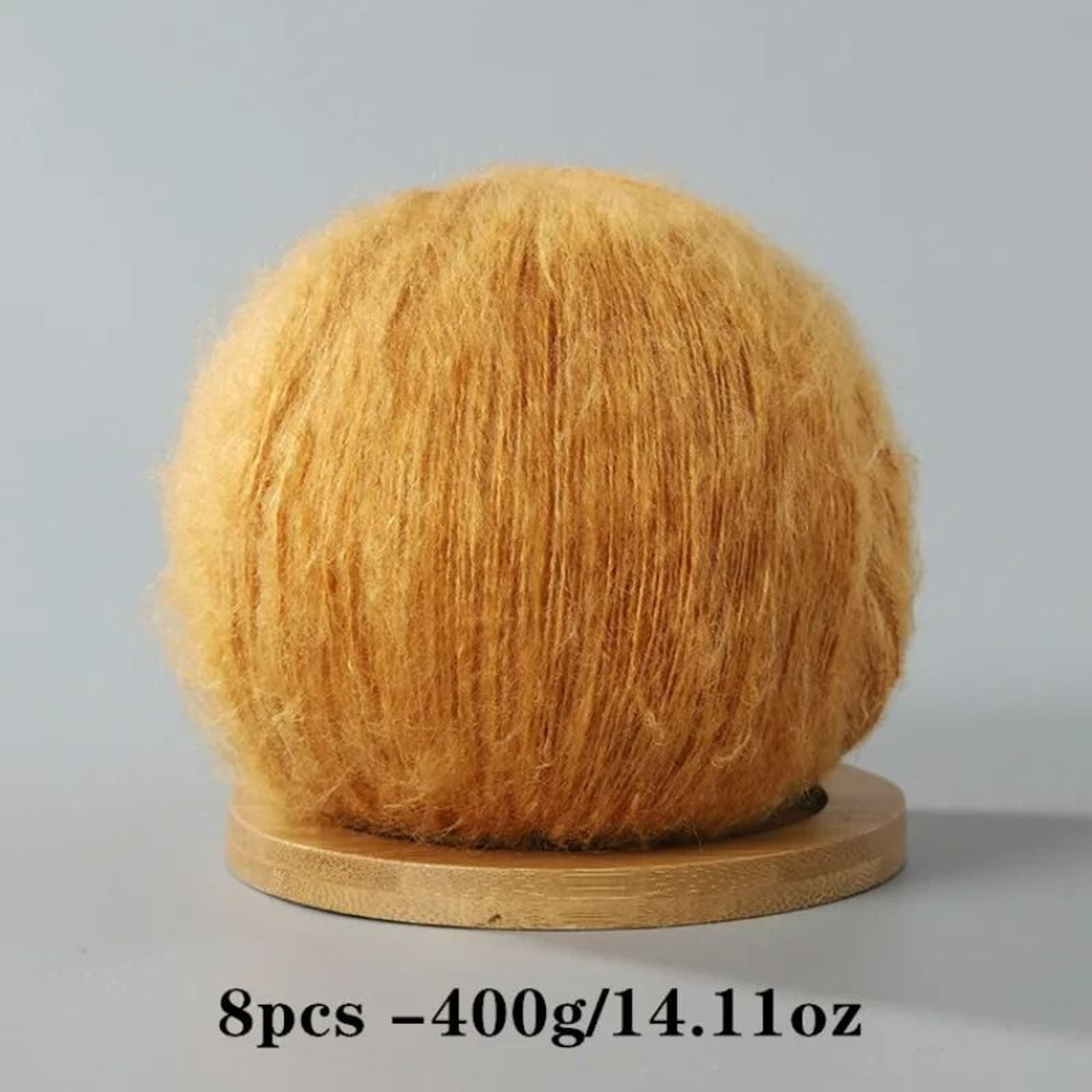 8 Piece Soft Mohair Yarn Set For Crochet Knitting Amigurumi And DIY Crafts 18