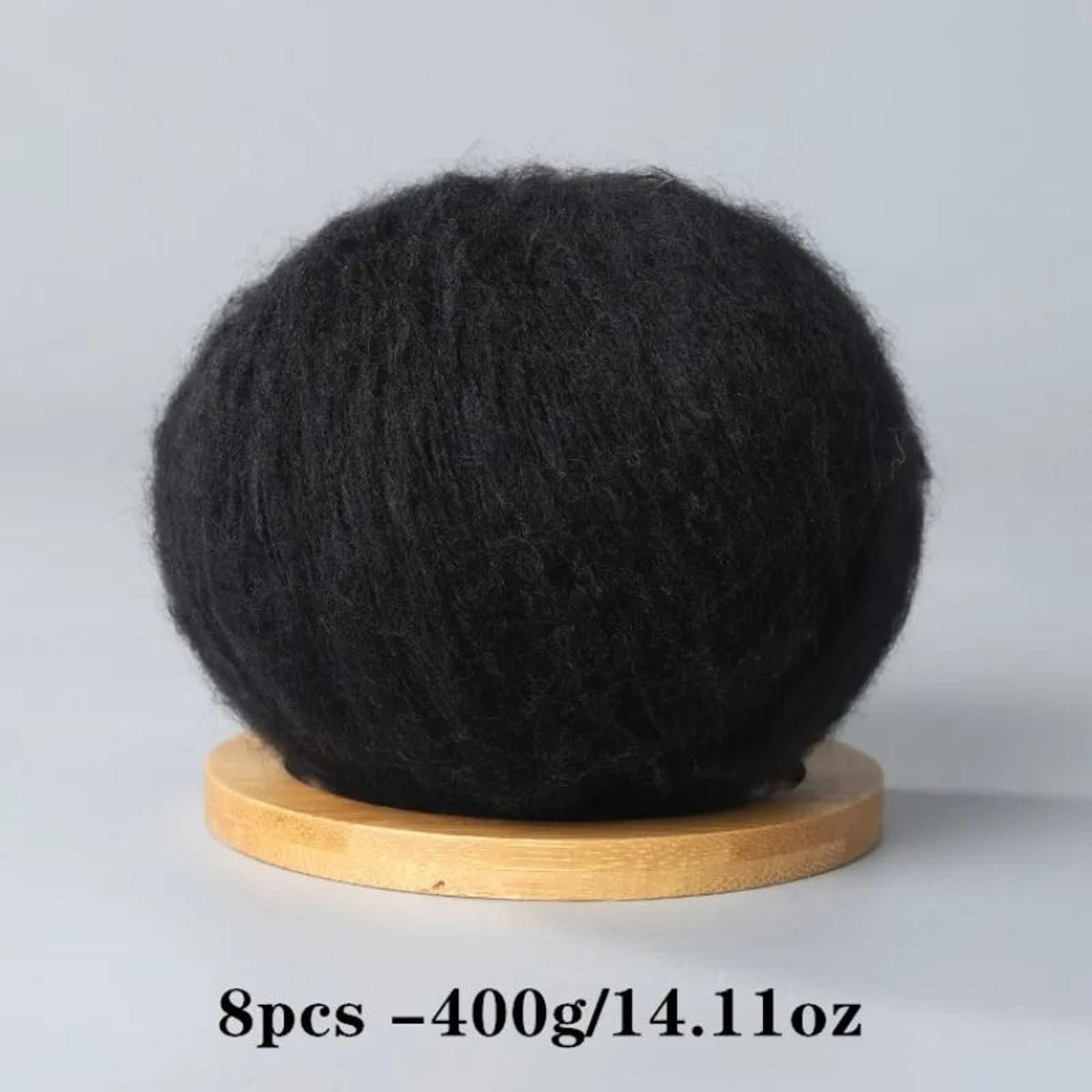 8 Piece Soft Mohair Yarn Set For Crochet Knitting Amigurumi And DIY Crafts 6