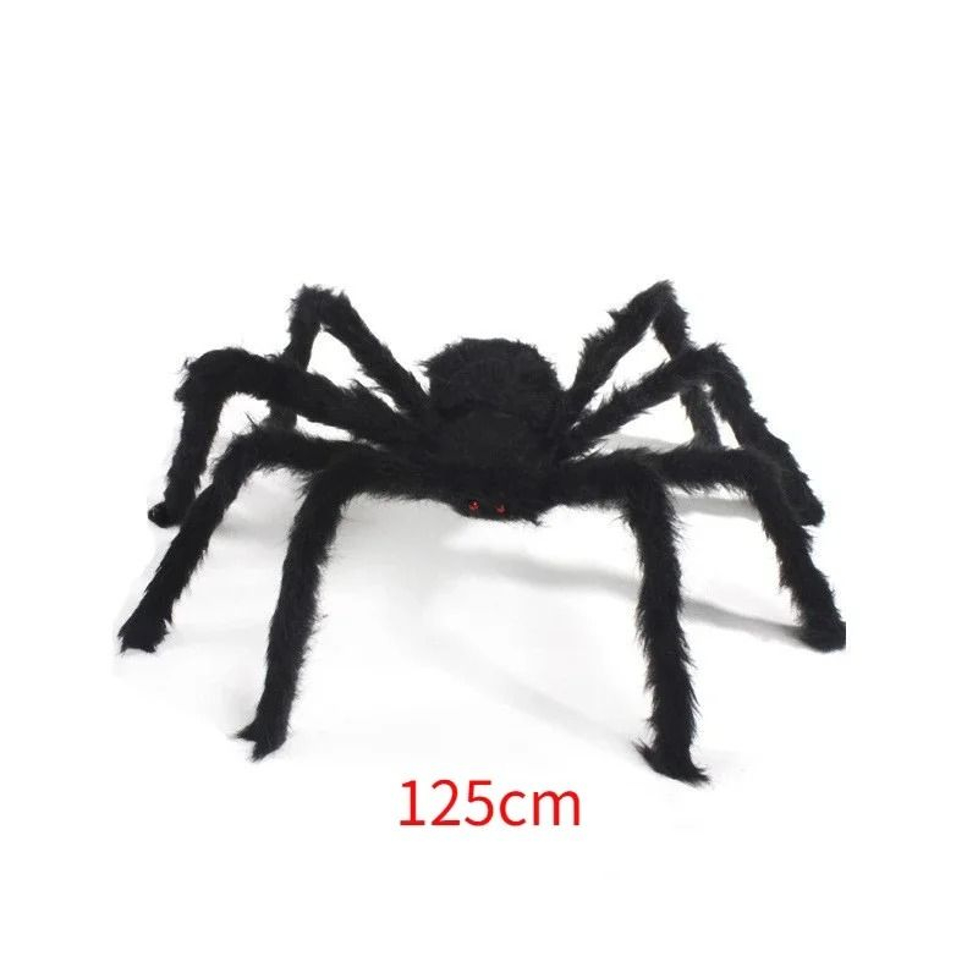 Giant Black Plush Spider Halloween Decoration 11