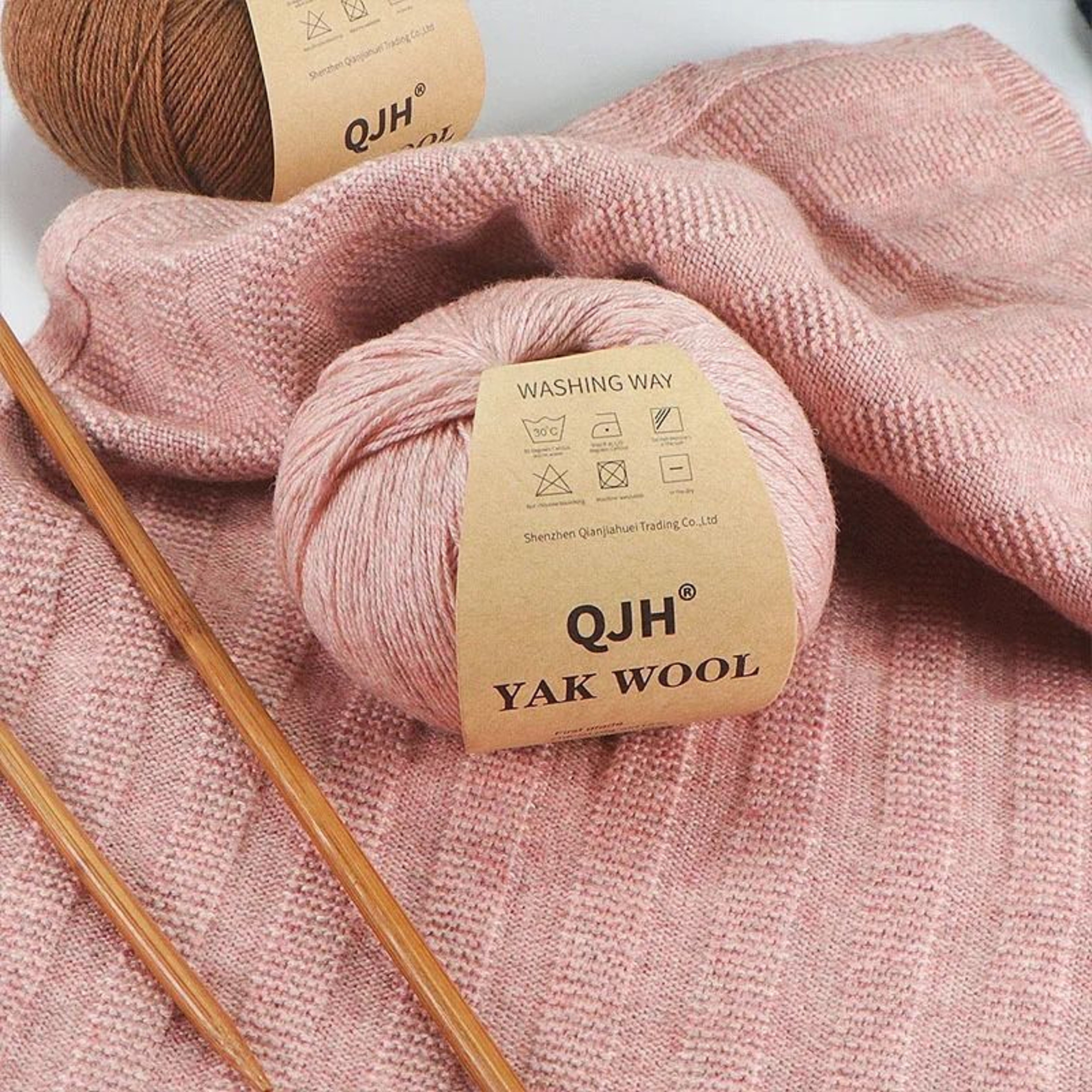 Natural Mongolian Yak Wool Yarn 6 Piece Set 4