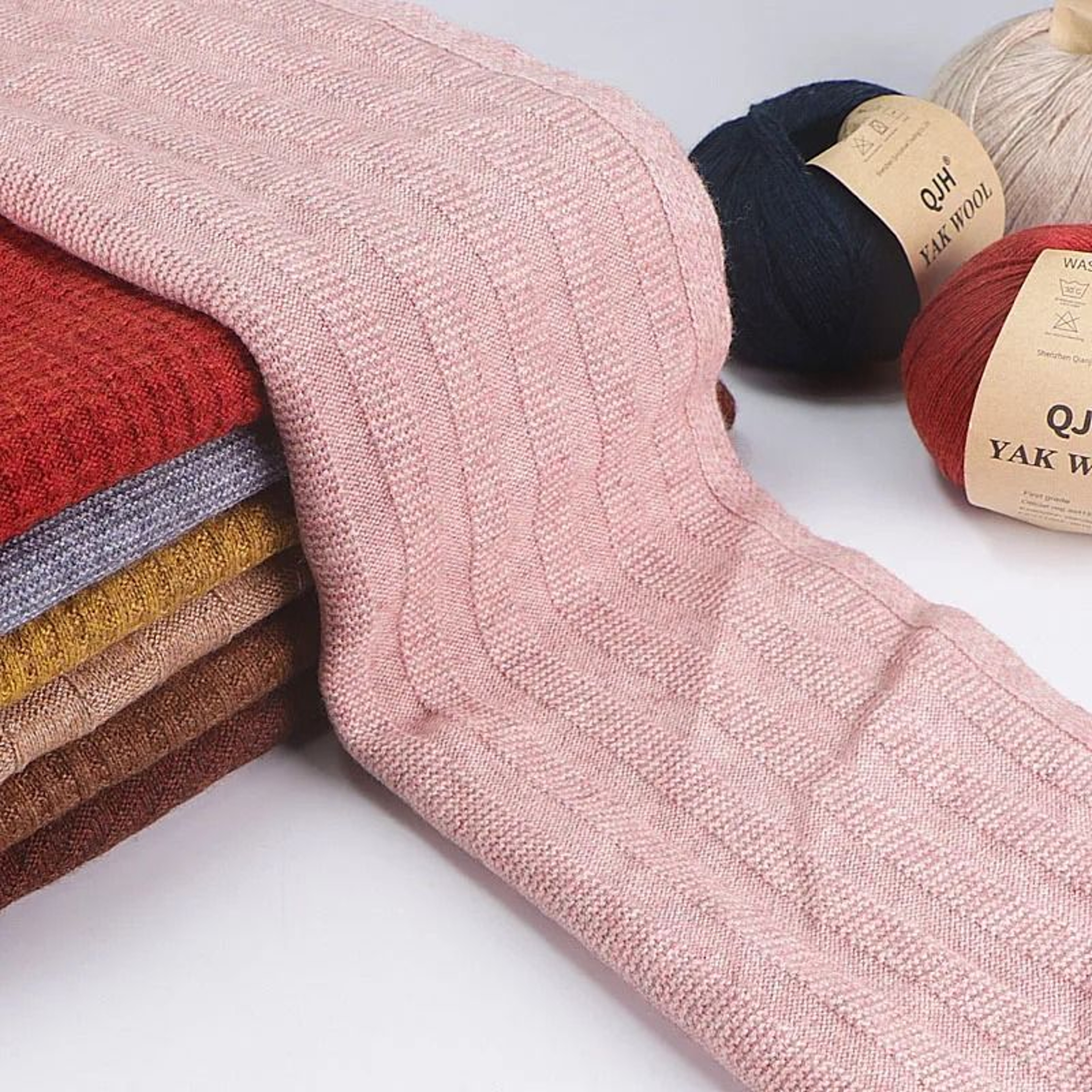Natural Mongolian Yak Wool Yarn 6 Piece Set 5