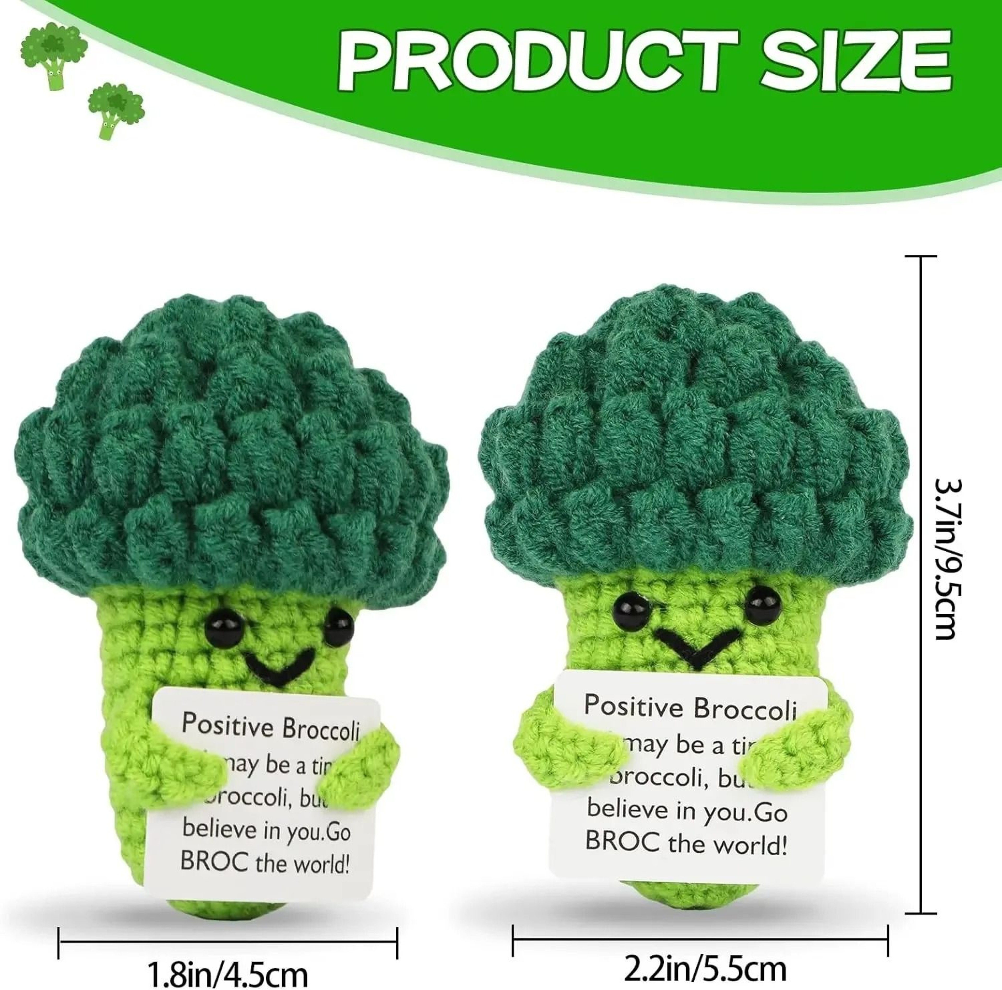 Positive Energy Pocket Hug Crochet Doll Mini Encouragement Gift 9