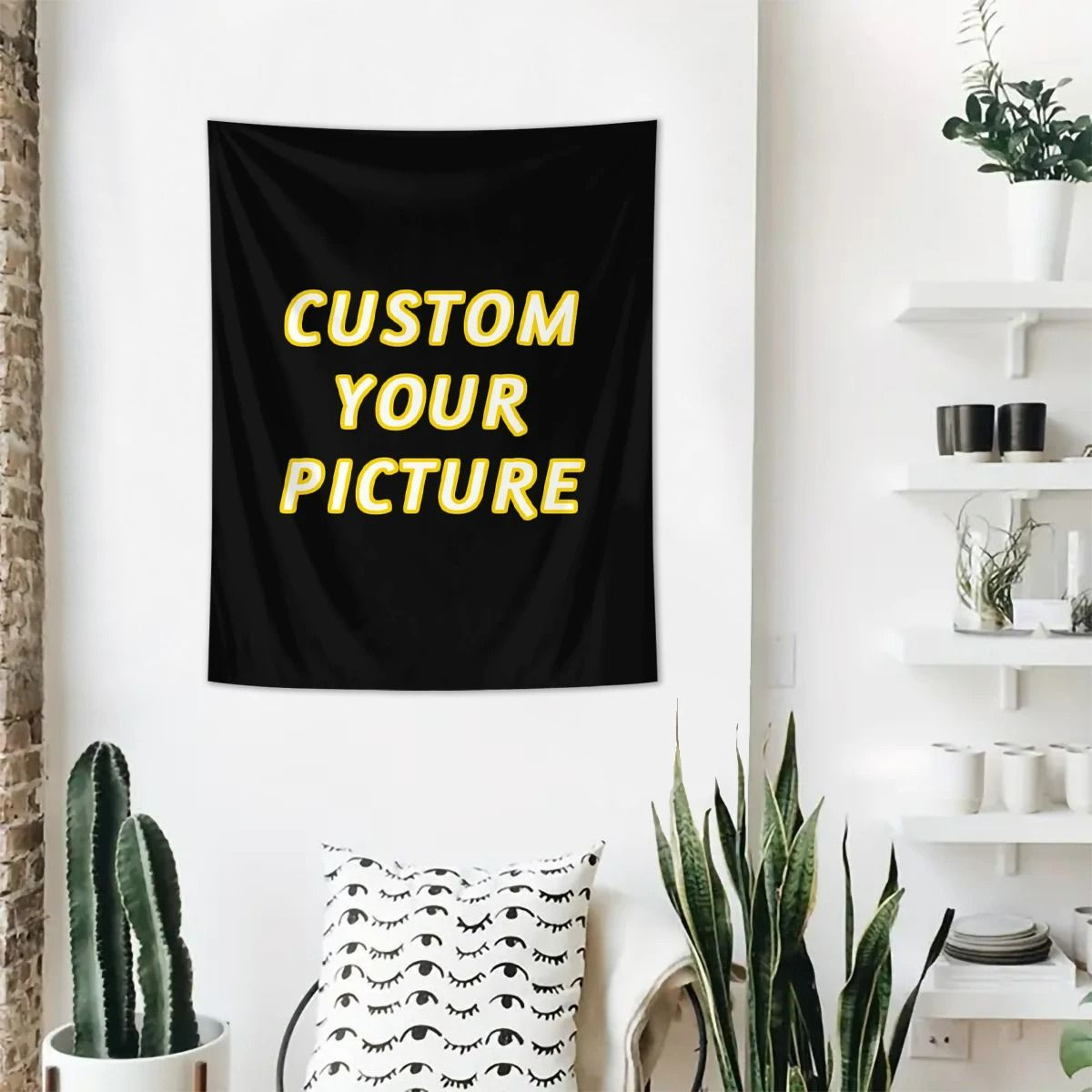 Custom Tapestry Banner Personalized Logo Photo Wall Backdrop 7